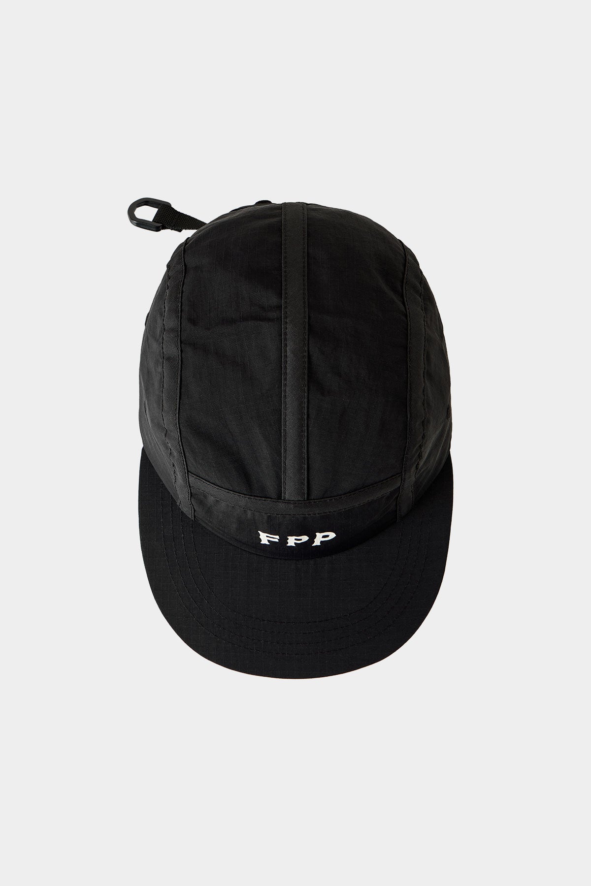 POINTED ONE-SIZE [FOUND POCKET] FPP CAMP CAP BLACK