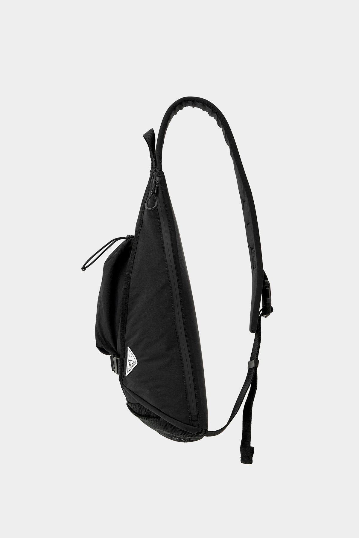 POINTED ONE-SIZE [FOUND POCKET] SADDLE CROSS BAG BLACK