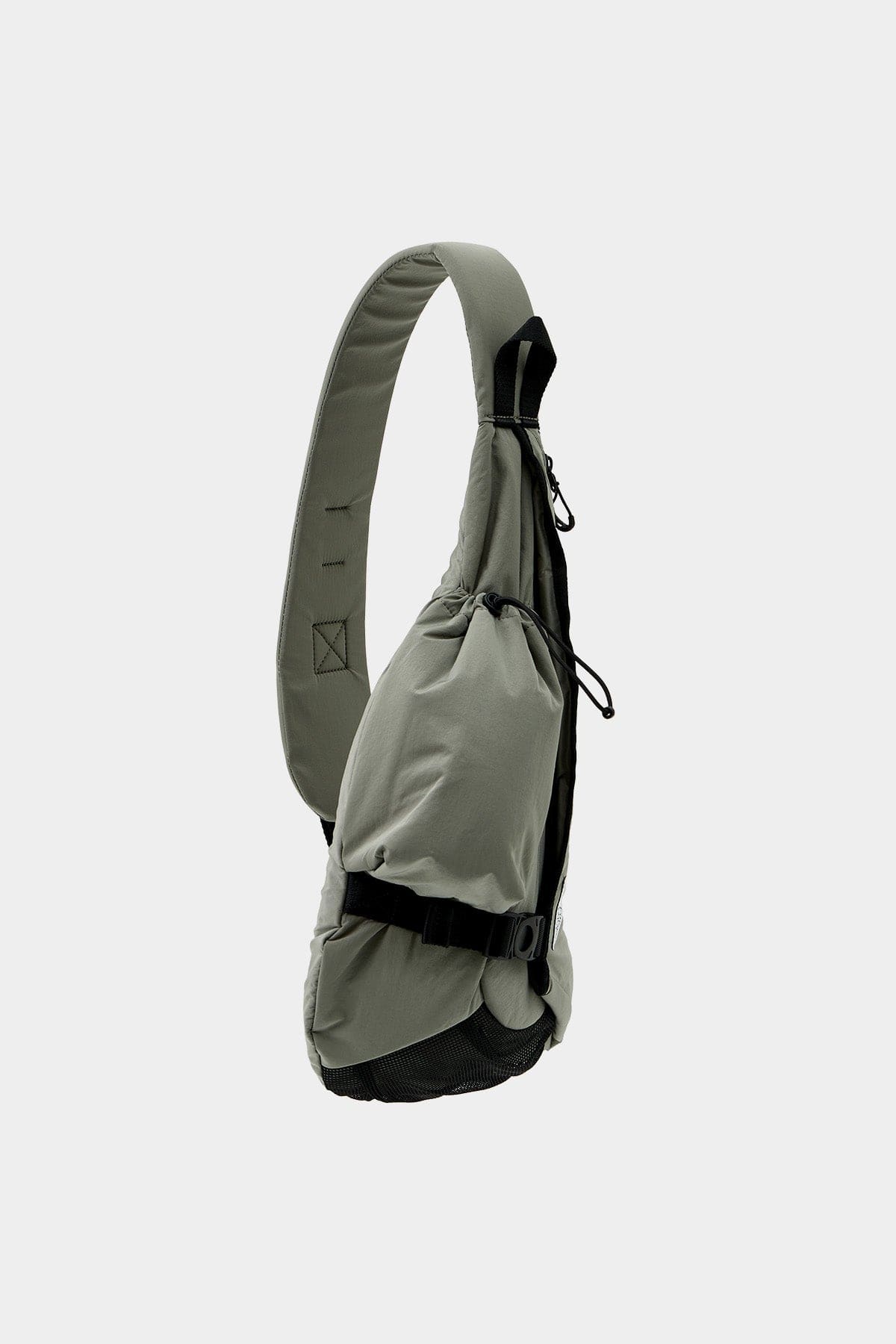 POINTED ONE-SIZE [FOUND POCKET] SADDLE CROSS BAG GREY