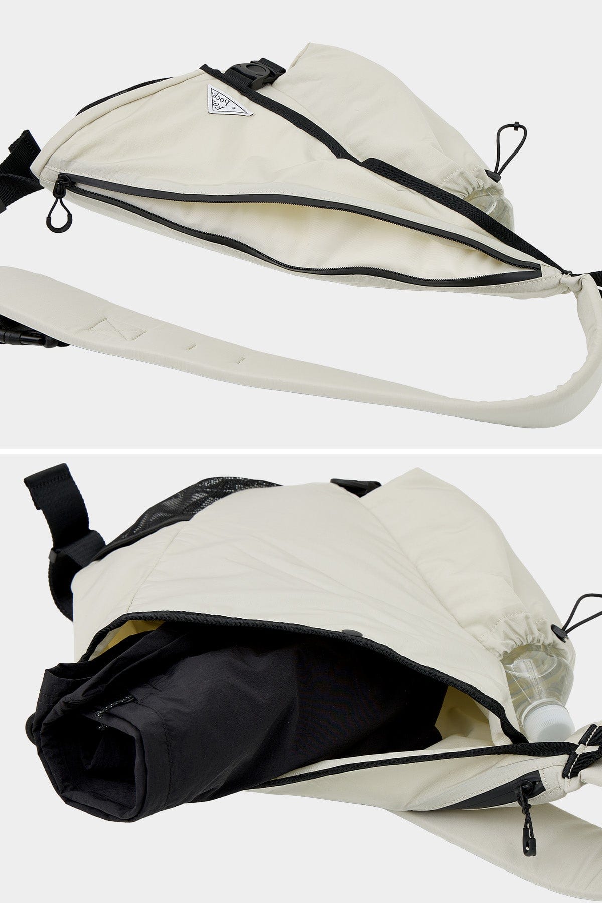 POINTED ONE-SIZE [FOUND POCKET] SADDLE CROSS BAG SAGE GREEN
