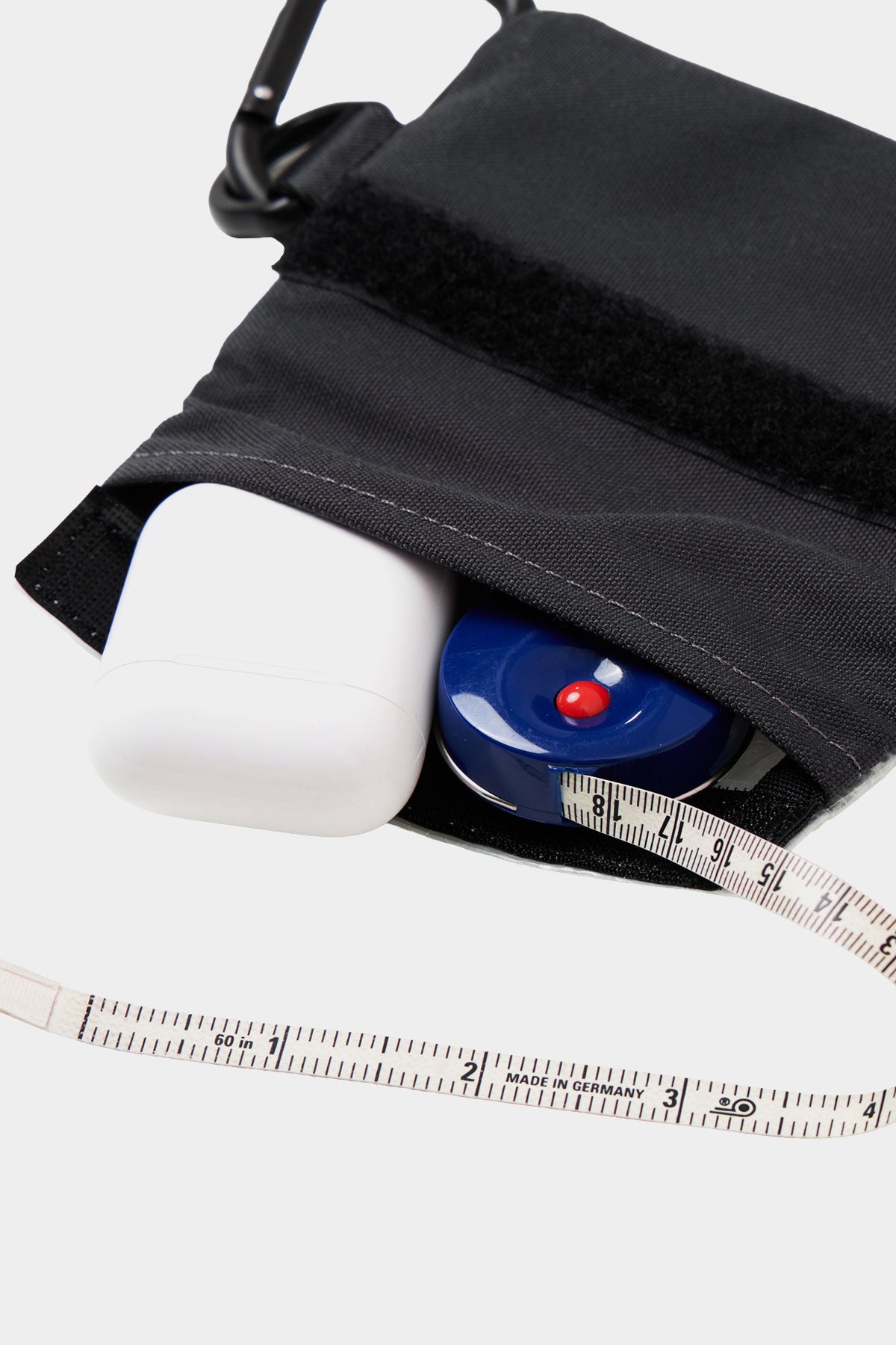 POINTED ONE-SIZE [FOUND POCKET] UTILITY CLIP POUCH GREY