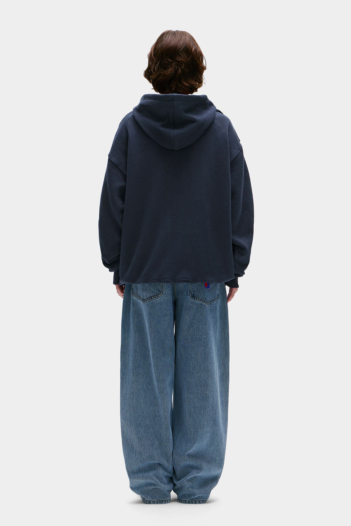 [CHAMPION x DIMITO] C-LOGO HOODIE NAVY (Available date : 26.10.12)