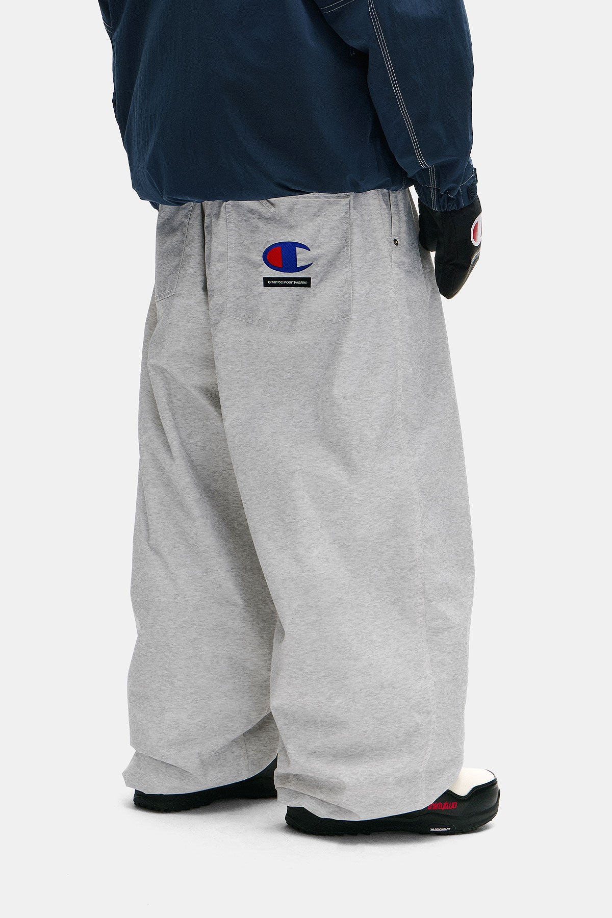 [CHAMPION x DIMITO] C-LOGO BASIC PANTS (WIDE FIT LV.2) SILVER GREY (Available date : 26.10.12)