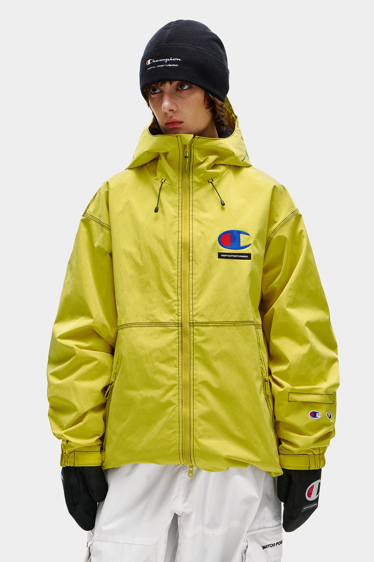 [CHAMPION x DIMITO] C-LOGO STITCHED JACKET OREGON YELLOW (Available date : 26.10.12)