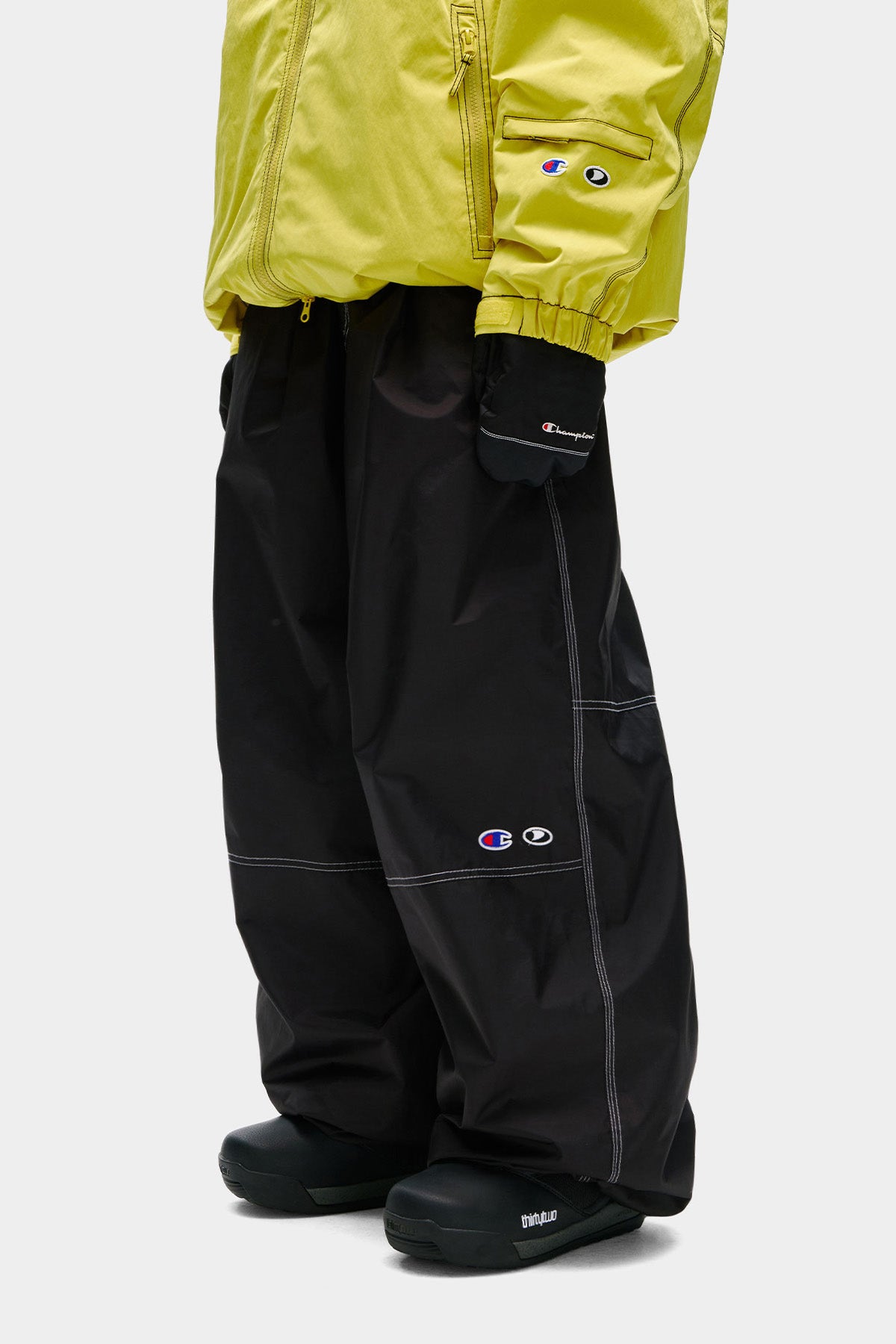 [CHAMPION x DIMITO] STITCH BANDED PANTS (WIDE FIT LV.2) BLACK (Available date : 26.10.12)