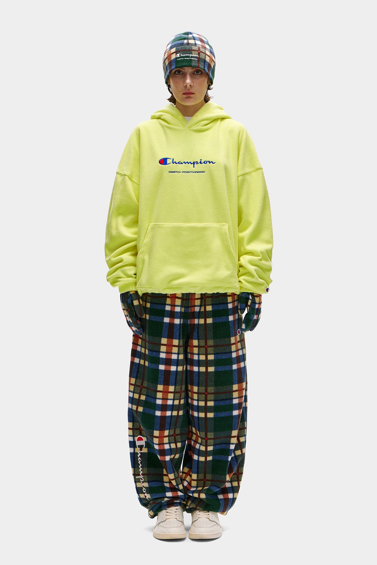 [CHAMPION x DIMITO] SCRIPT FLEECE OG PANTS RETRO CHECK (Available date : 26.10.12)