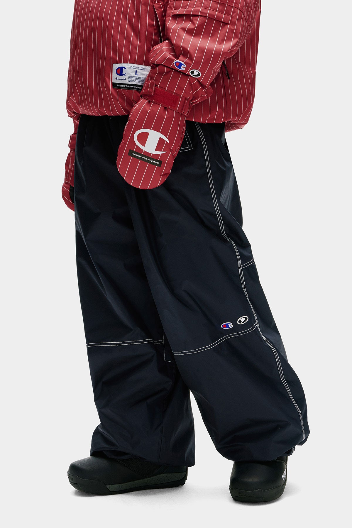 [CHAMPION x DIMITO] STITCH BANDED PANTS (WIDE FIT LV.2) DEEP NAVY (Available date : 26.10.12)