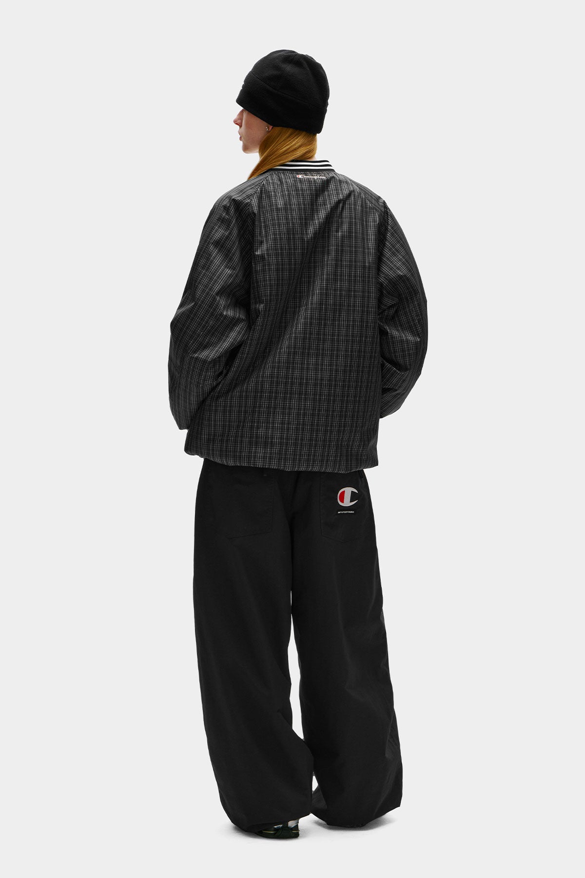 [CHAMPION x DIMITO] SPORT V-NECK SNAP PULLOVER MONO CHECK (Available date : 26.10.12)
