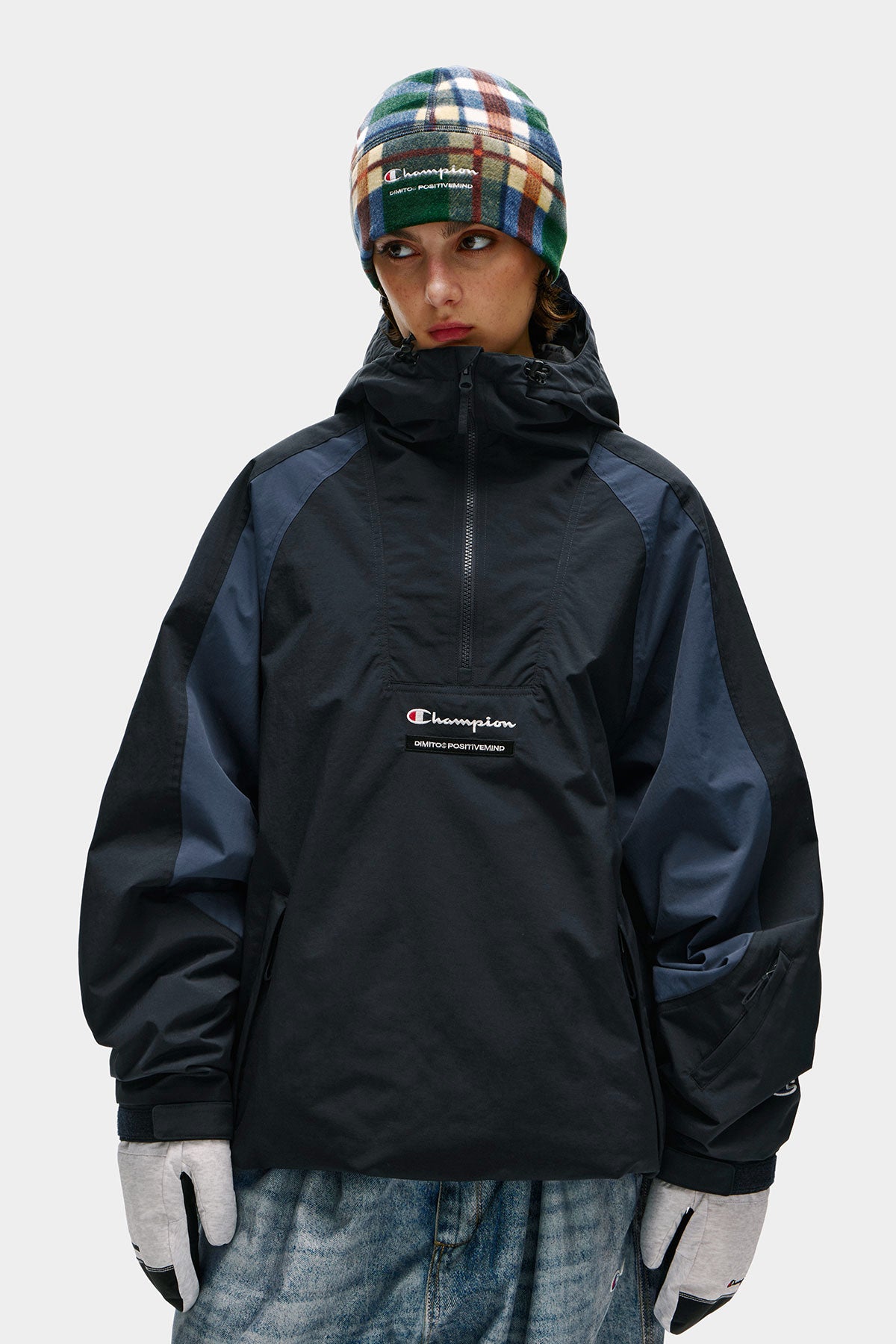 [CHAMPION x DIMITO] VARSITY ANORAK TRACK JACKET DEEP NAVY (Available date : 26.10.12)