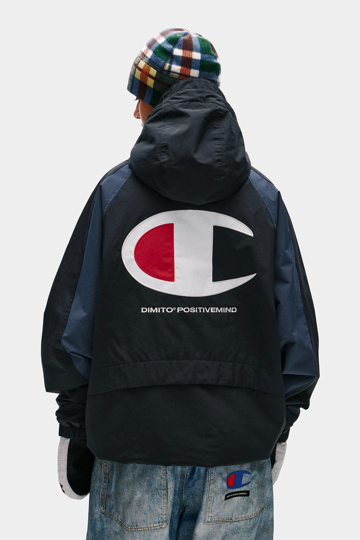 [CHAMPION x DIMITO] VARSITY ANORAK TRACK JACKET DEEP NAVY (Available date : 26.10.12)