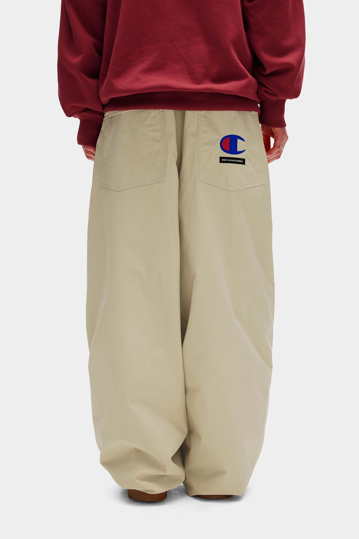 [CHAMPION x DIMITO] C-LOGO BASIC PANTS (WIDE FIT LV.2) BEIGE (Available date : 26.10.12)