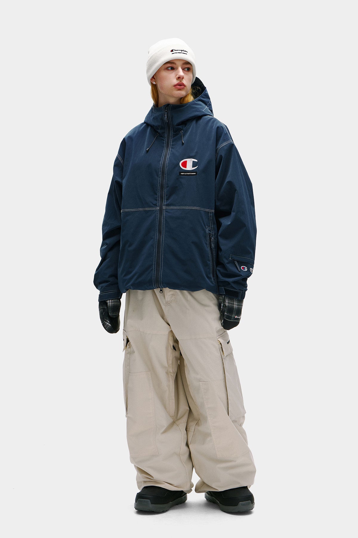 [CHAMPION x DIMITO] SCRIPT LOGO BEANIE WHITE (Available date : 26.10.12)