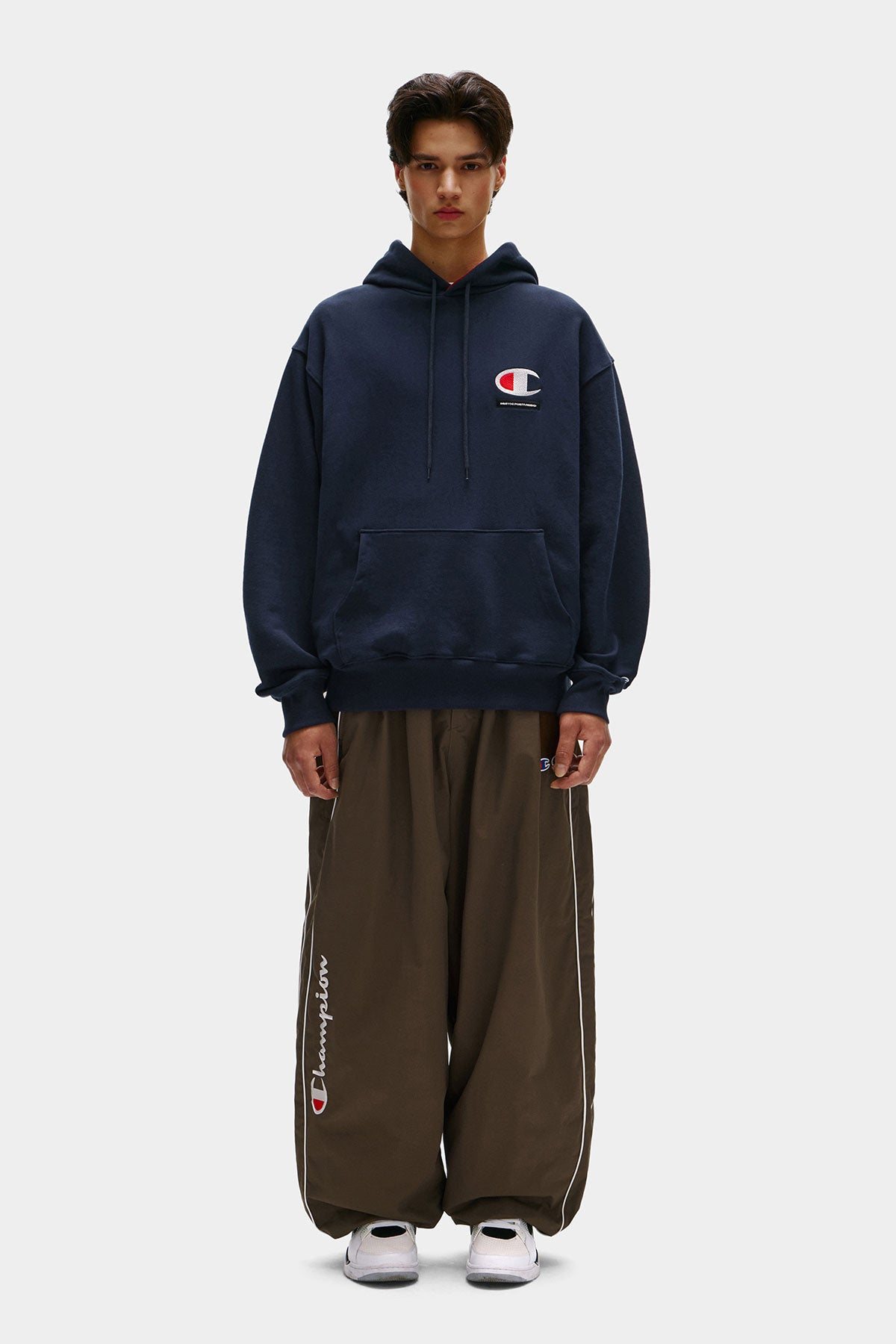 [CHAMPION x DIMITO] C-LOGO HOODIE NAVY (Available date : 26.10.12)