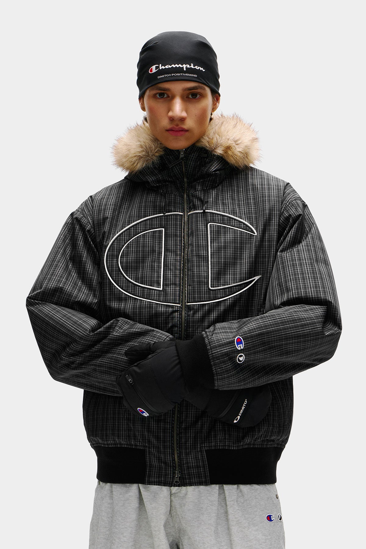 [CHAMPION x DIMITO] PATCHWORK EASY OPEN MITTEN BLACK MIX (Available date : 26.10.12)