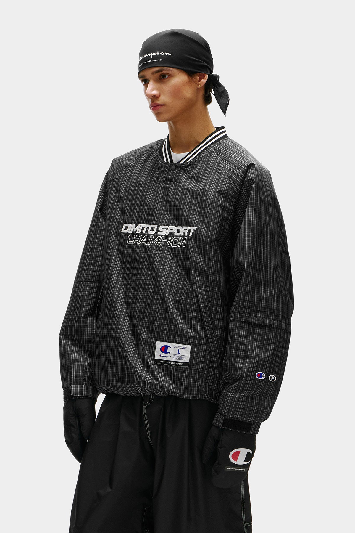 [CHAMPION x DIMITO] C-LOGO MITTEN BLACK (Available date : 26.10.12)
