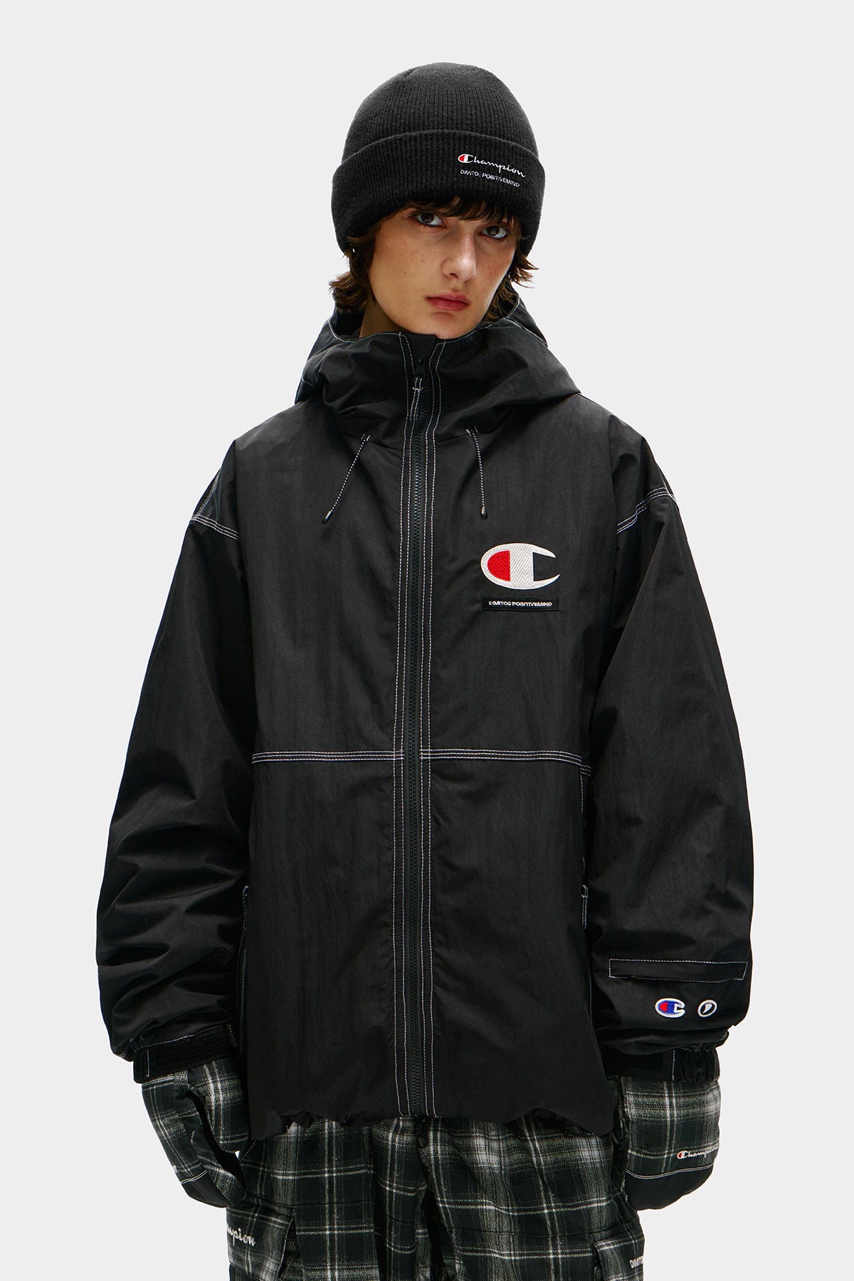 [CHAMPION x DIMITO] SCRIPT LOGO BEANIE BLACK (Available date : 26.10.12)