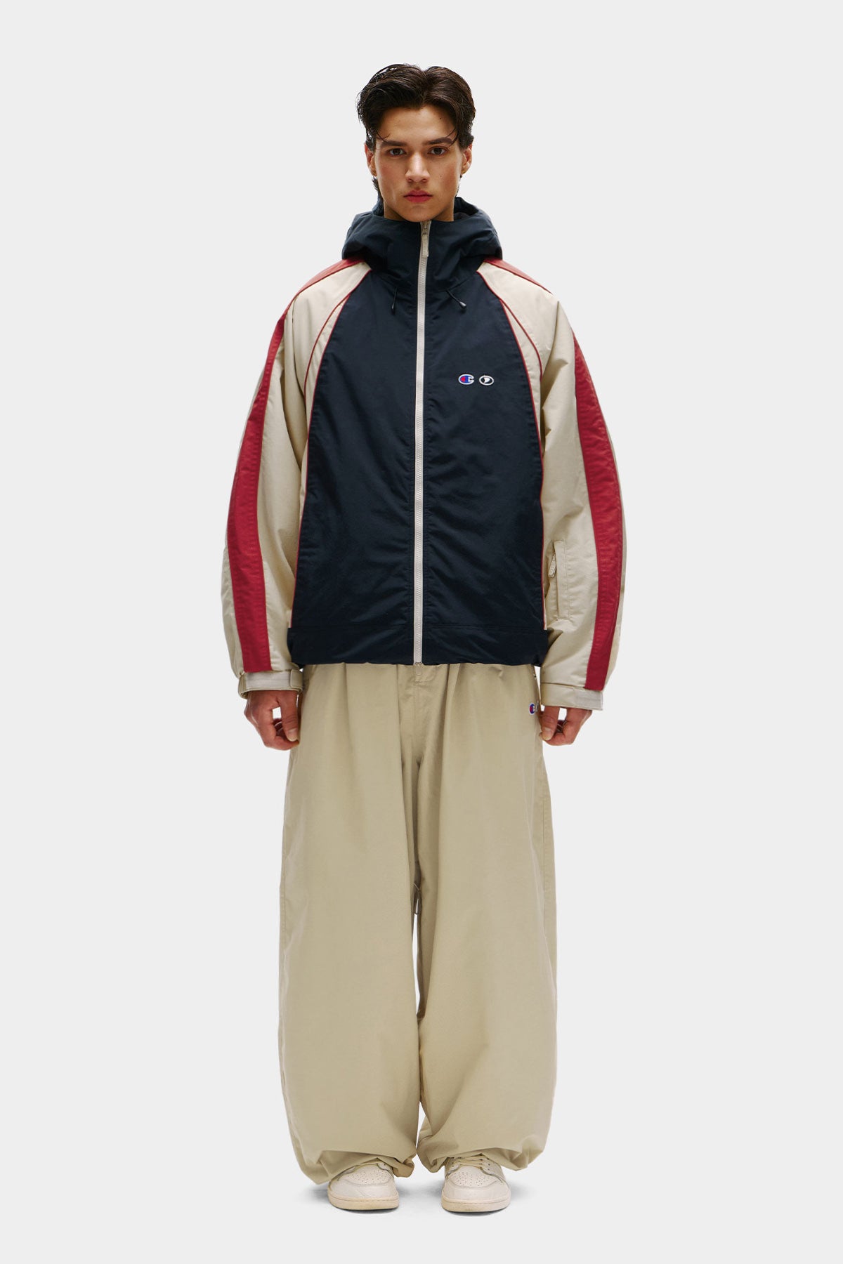 [CHAMPION x DIMITO] HERITAGE BLOCK LINE JACKET DEEP NAVY (Available date : 26.10.12)