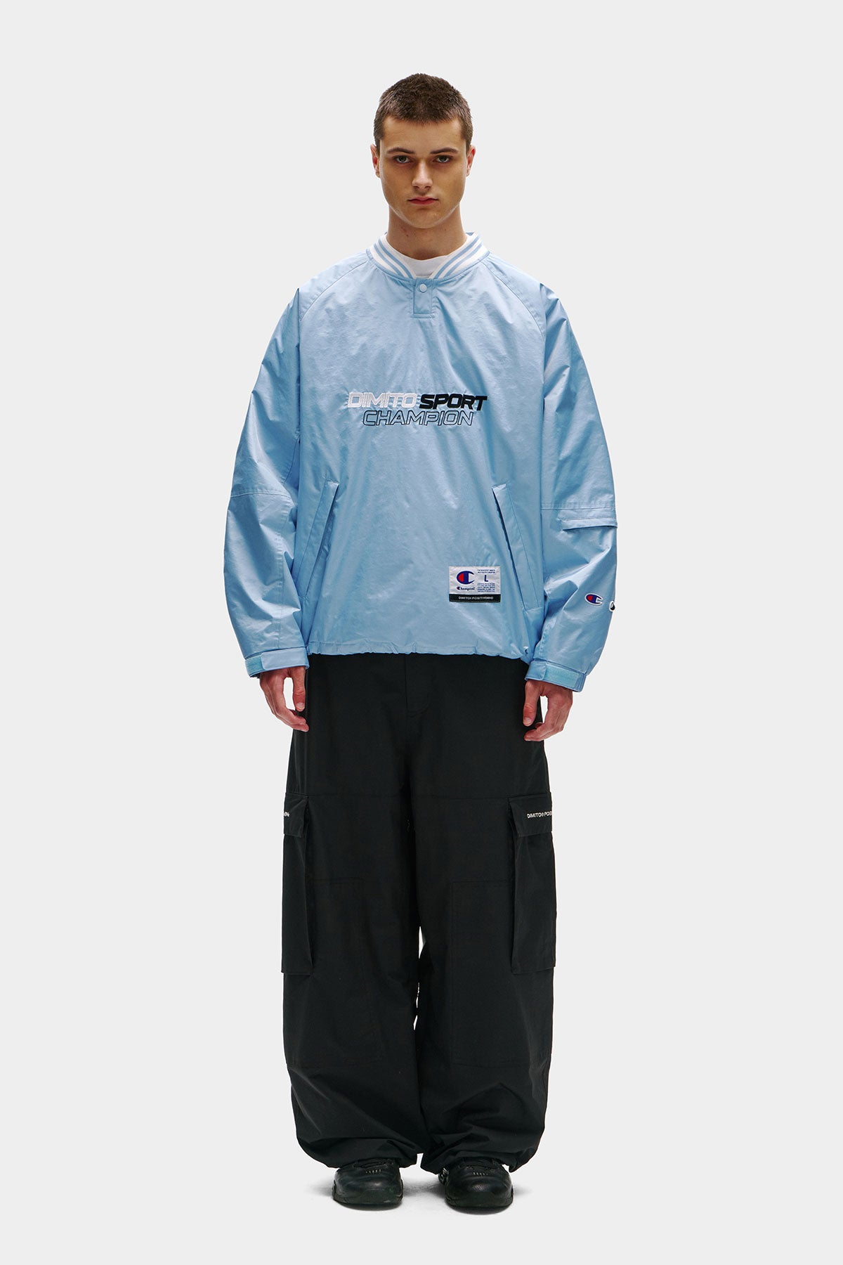 [CHAMPION x DIMITO] SCRIPT CARGO PANTS (WIDE FIT LV.1) BLACK (Available date : 26.10.12)