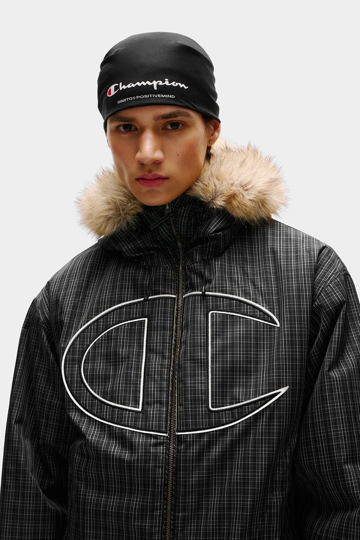[CHAMPION x DIMITO] SCRIPT LOGO BANDANA BLACK (Available date : 26.10.12)