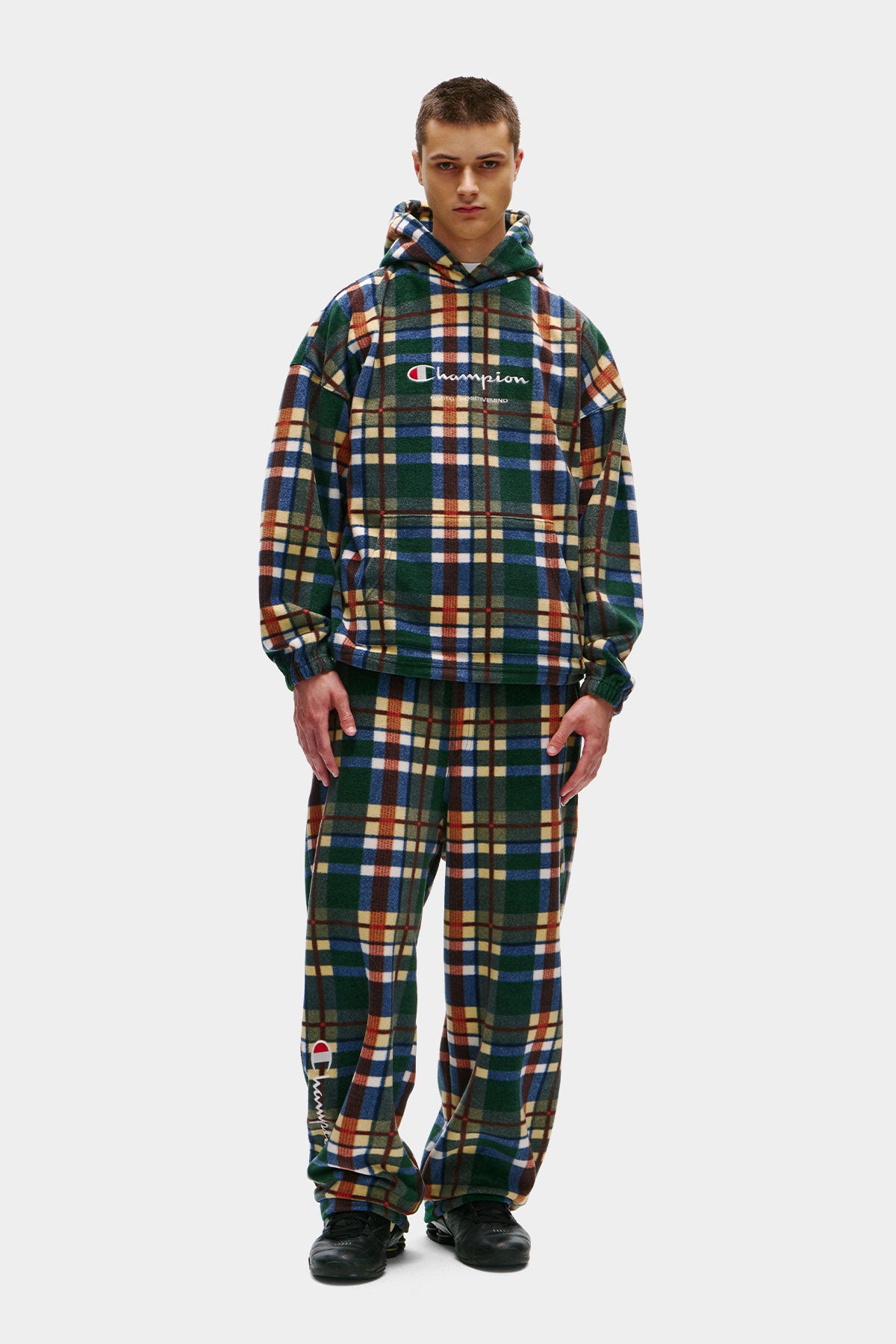 [CHAMPION x DIMITO] SCRIPT FLEECE OG PANTS RETRO CHECK (Available date : 26.10.12)