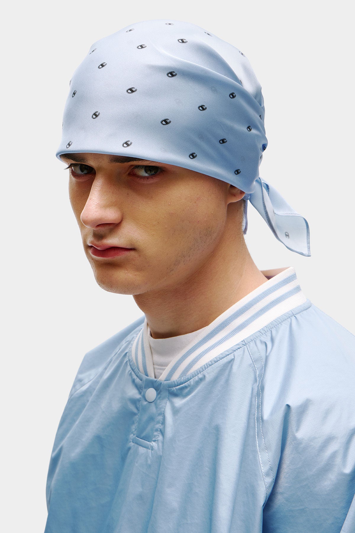 [CHAMPION x DIMITO] C-LOGO PATTERN BANDANA ICE COLUMBIA (Available date : 26.10.12)
