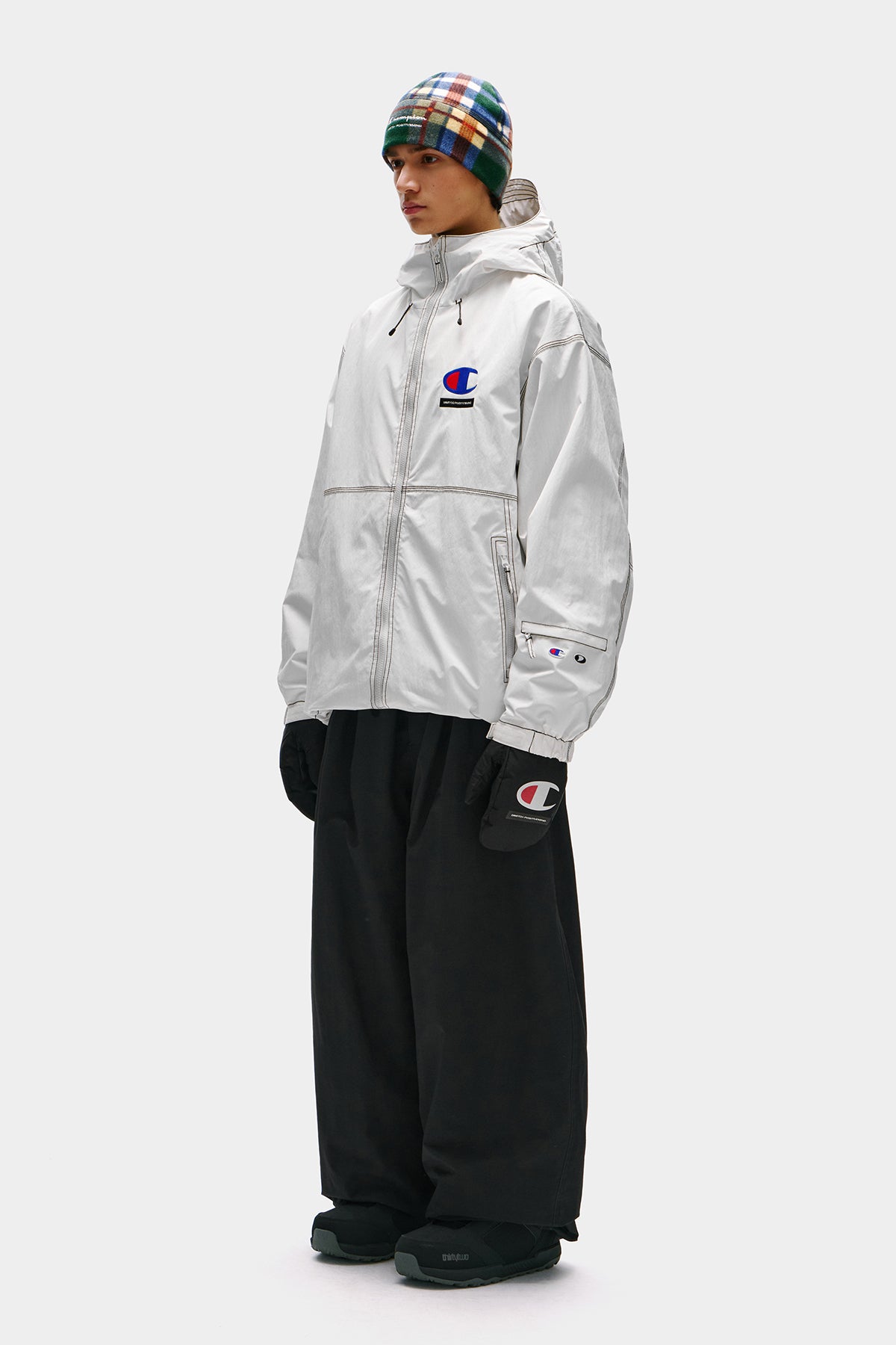 [CHAMPION x DIMITO] C-LOGO BASIC PANTS (WIDE FIT LV.2) BLACK (Available date : 26.10.12)