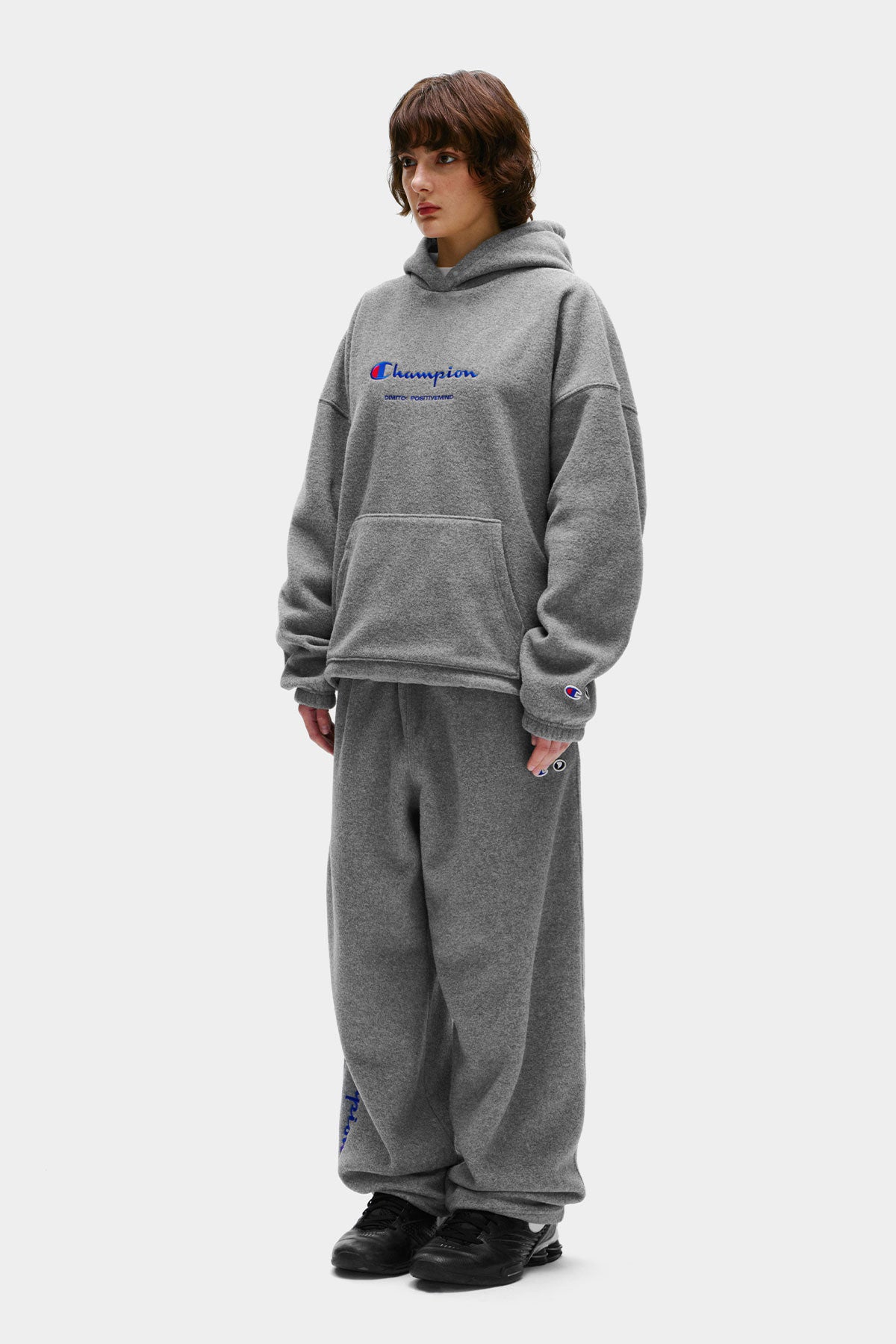 [CHAMPION x DIMITO] SCRIPT FLEECE OG PANTS WARM GREY (Available date : 26.10.12)