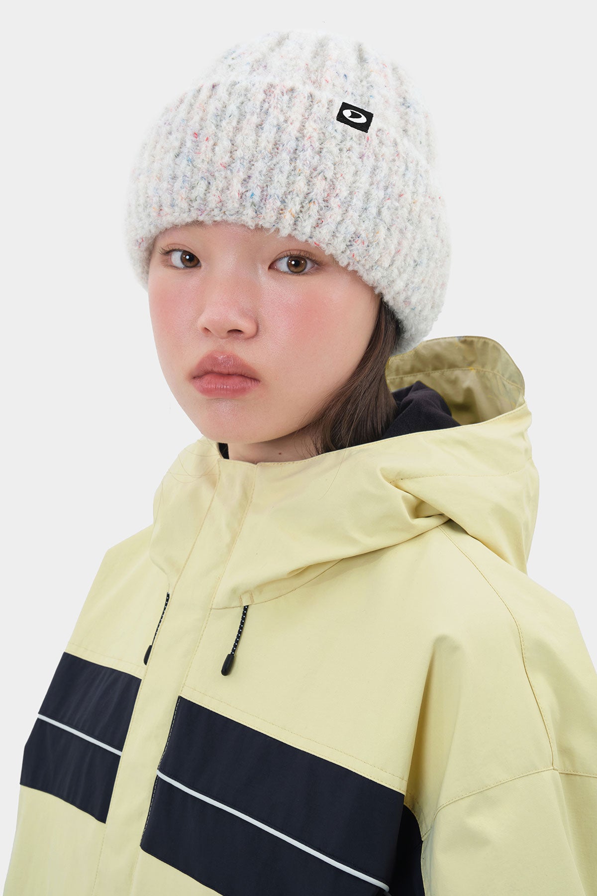 SNOWBALL BEANIE IVORY