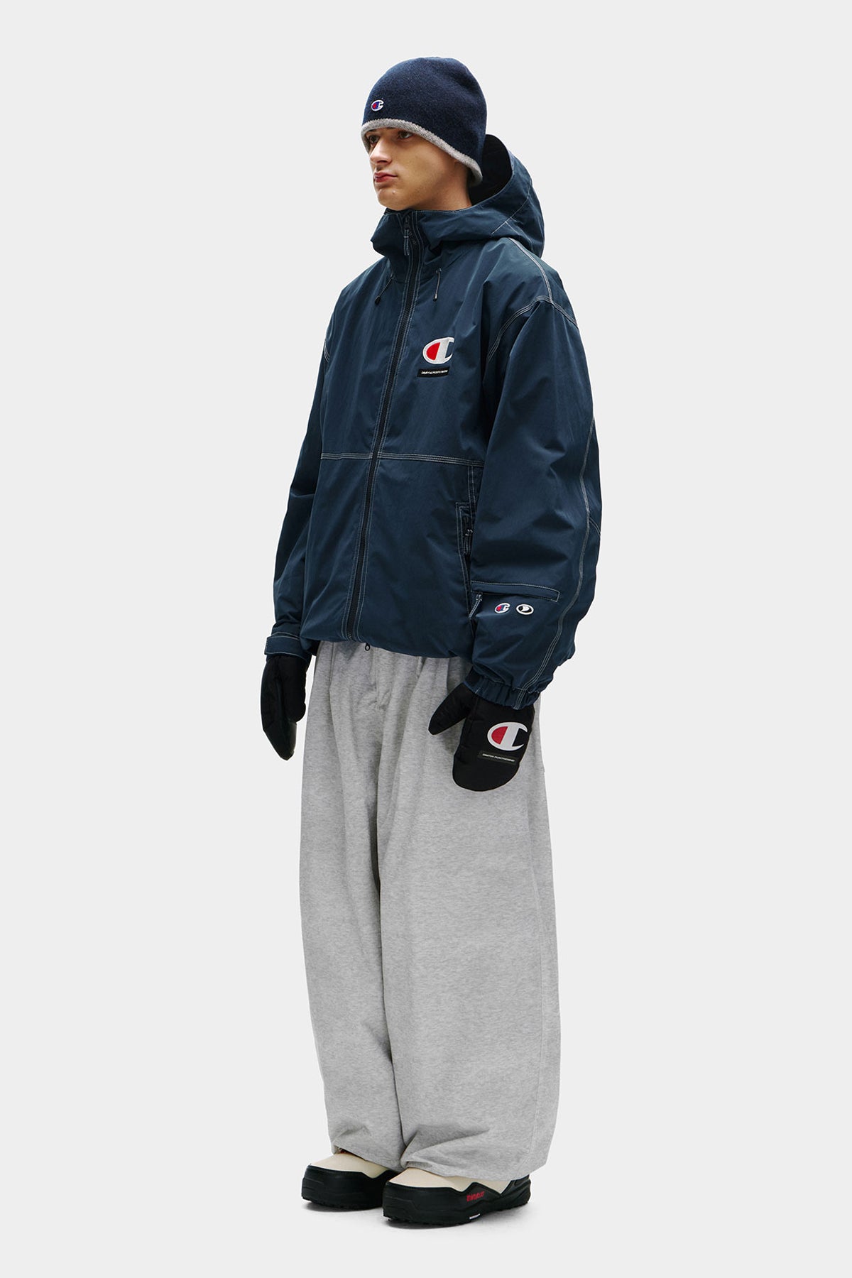 [CHAMPION x DIMITO] C-LOGO STITCHED JACKET YALE BLUE (Available date : 26.10.12)