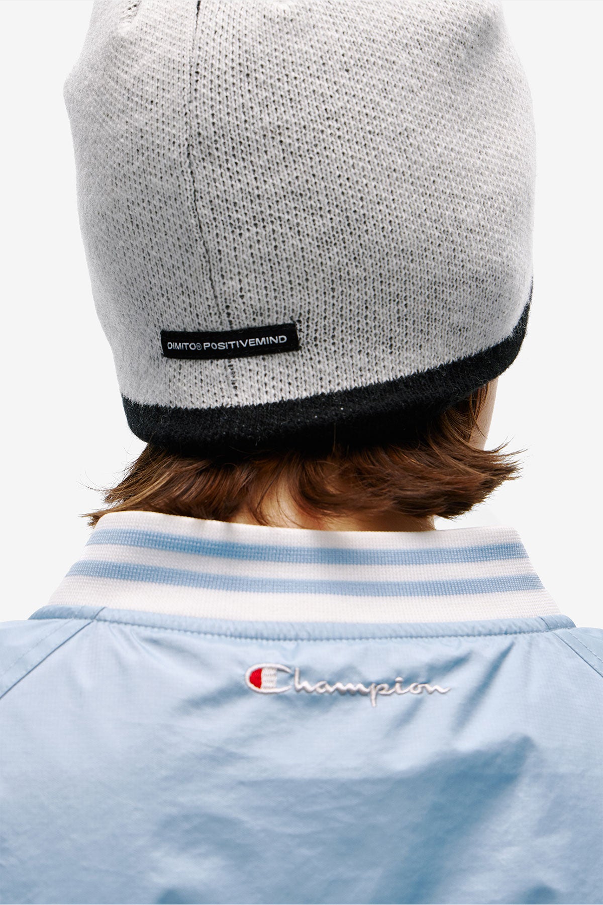 [CHAMPION x DIMITO] LOGO LINE BEANIE WHITE (Available date : 26.10.12)