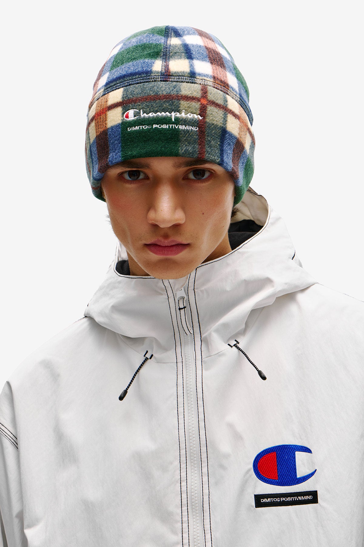 [CHAMPION x DIMITO] SCRIPT FLEECE BEANIE RETRO CHECK (Available date : 26.10.12)
