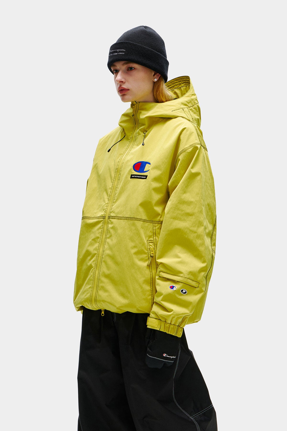 [CHAMPION x DIMITO] STITCHED LINE MITTEN BLACK (Available date : 26.10.12)