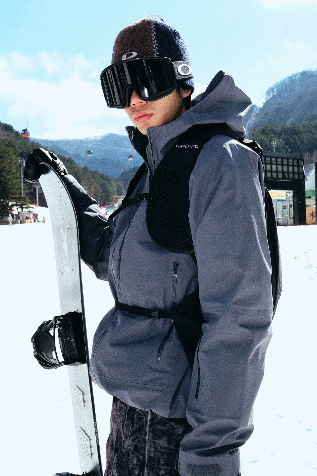 RACING LINE BEANIE BROWN