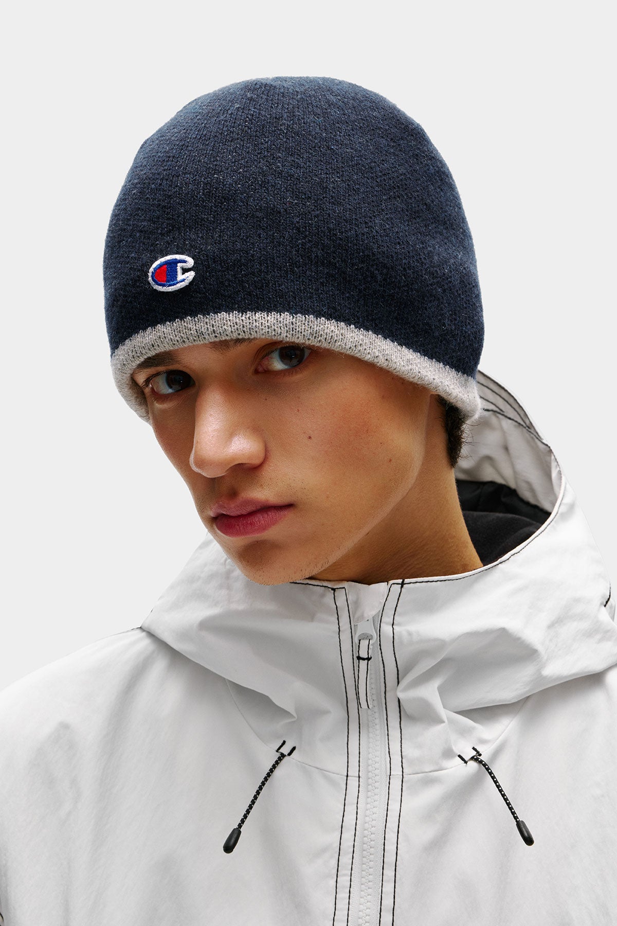 [CHAMPION x DIMITO] LOGO LINE BEANIE DEEP NAVY (Available date : 26.10.12)