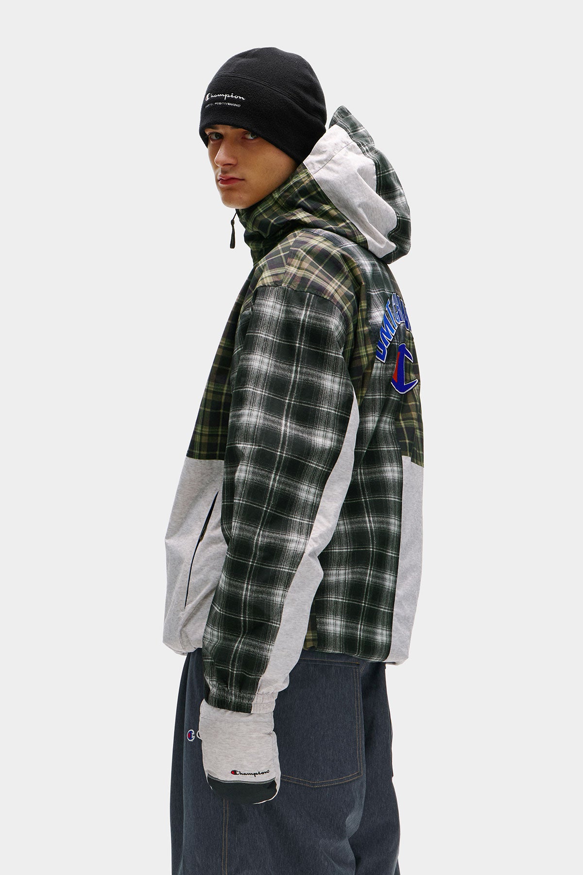 [CHAMPION x DIMITO] STITCHED LINE MITTEN SILVER GREY (Available date : 26.10.12)