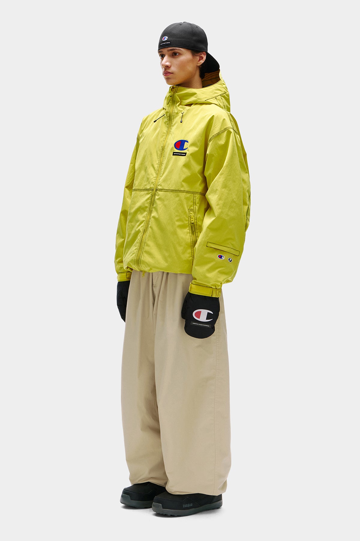 [CHAMPION x DIMITO] C-LOGO STITCHED JACKET OREGON YELLOW (Available date : 26.10.12)