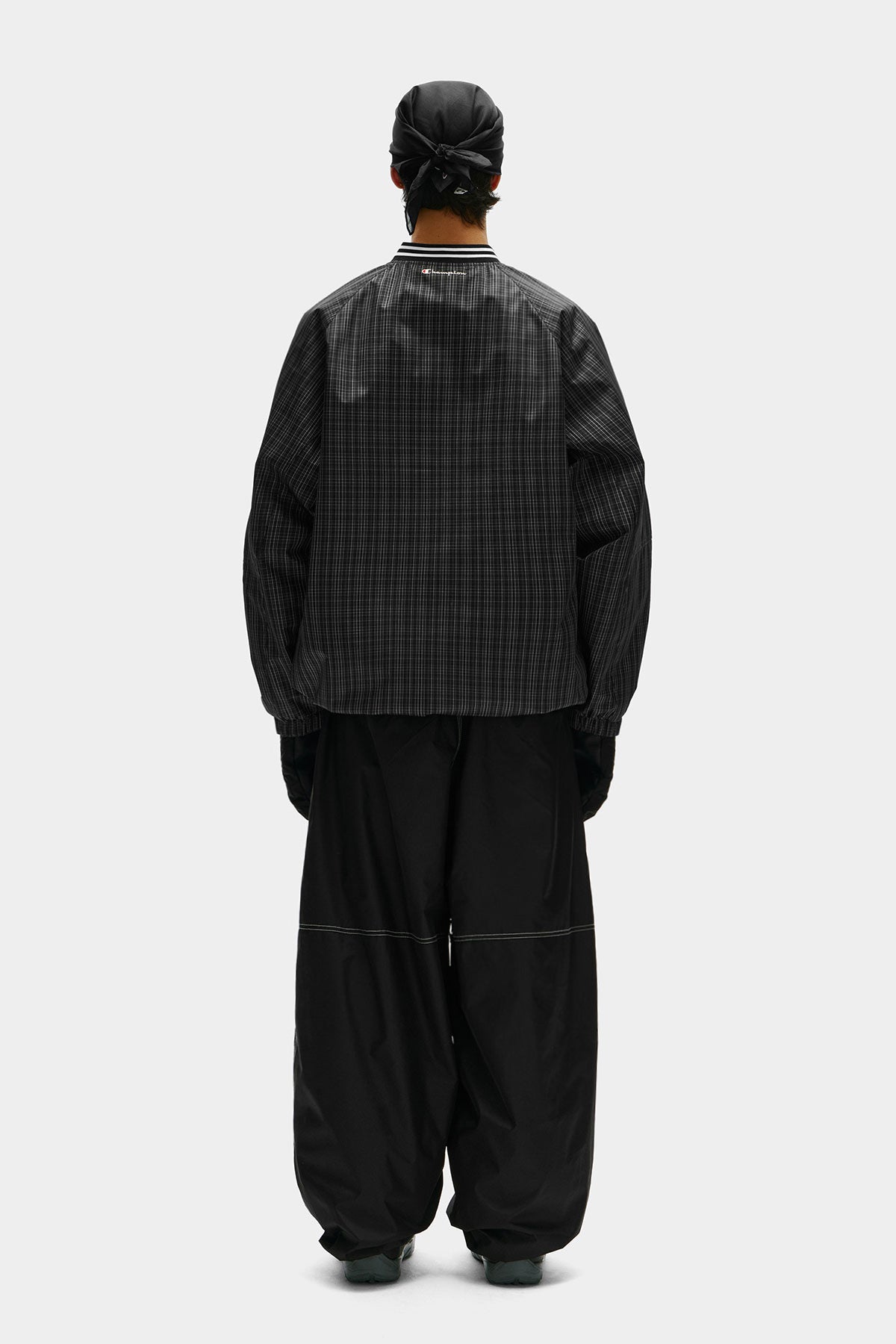 [CHAMPION x DIMITO] SPORT V-NECK SNAP PULLOVER MONO CHECK (Available date : 26.10.12)