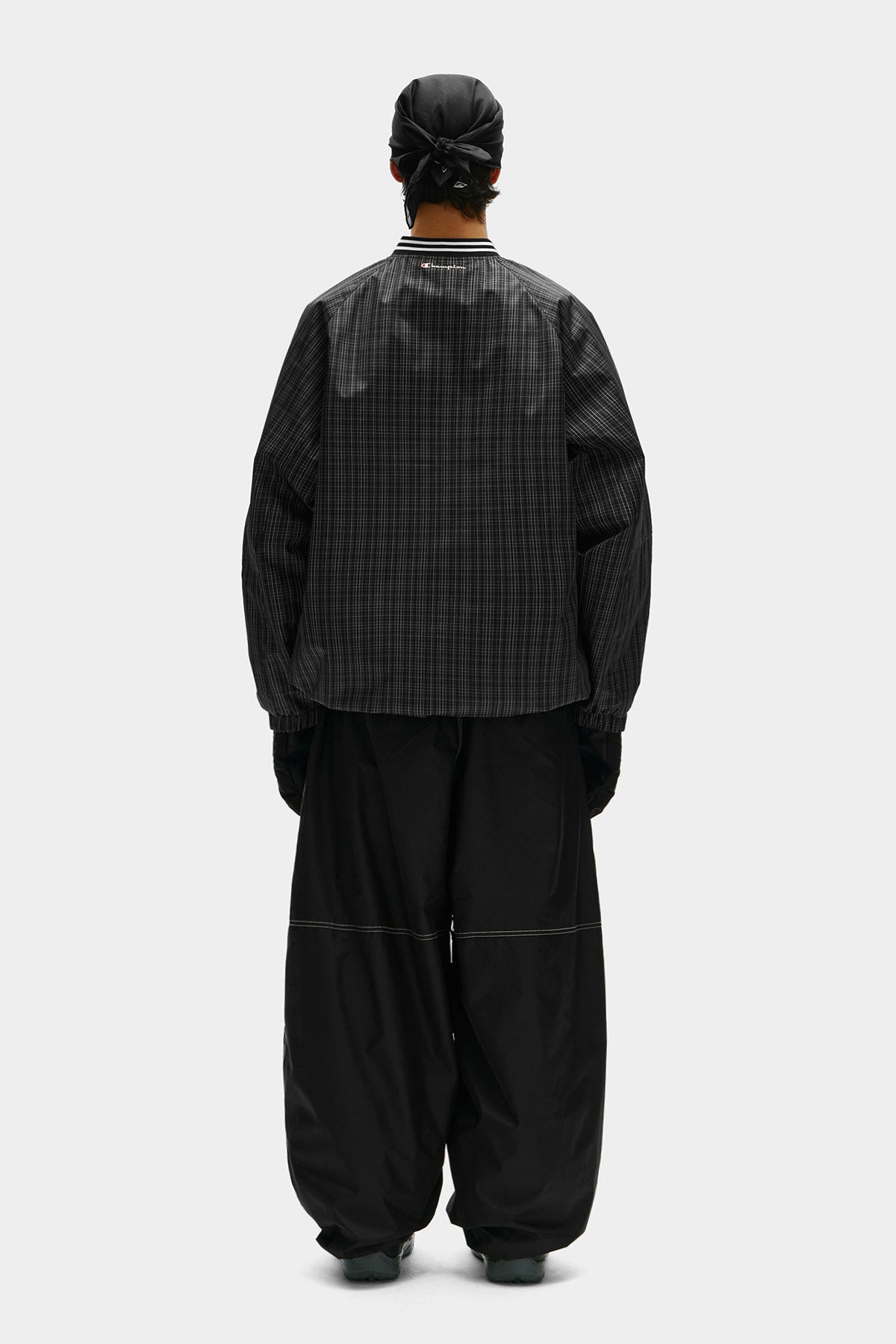 [CHAMPION x DIMITO] STITCH BANDED PANTS (WIDE FIT LV.2) BLACK (Available date : 26.10.12)