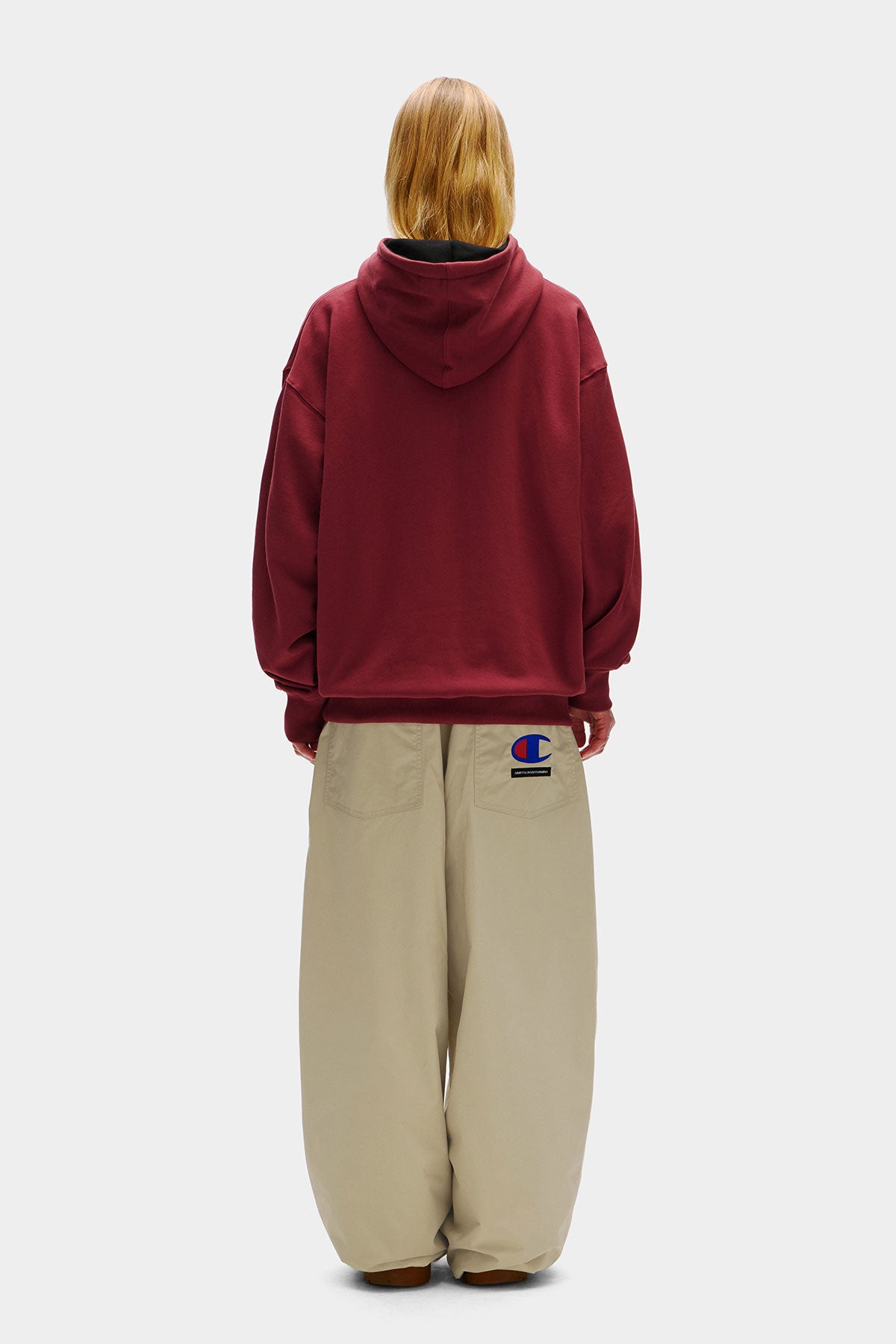 [CHAMPION x DIMITO] C-LOGO HOODIE BURGUNDY (Available date : 26.10.12)