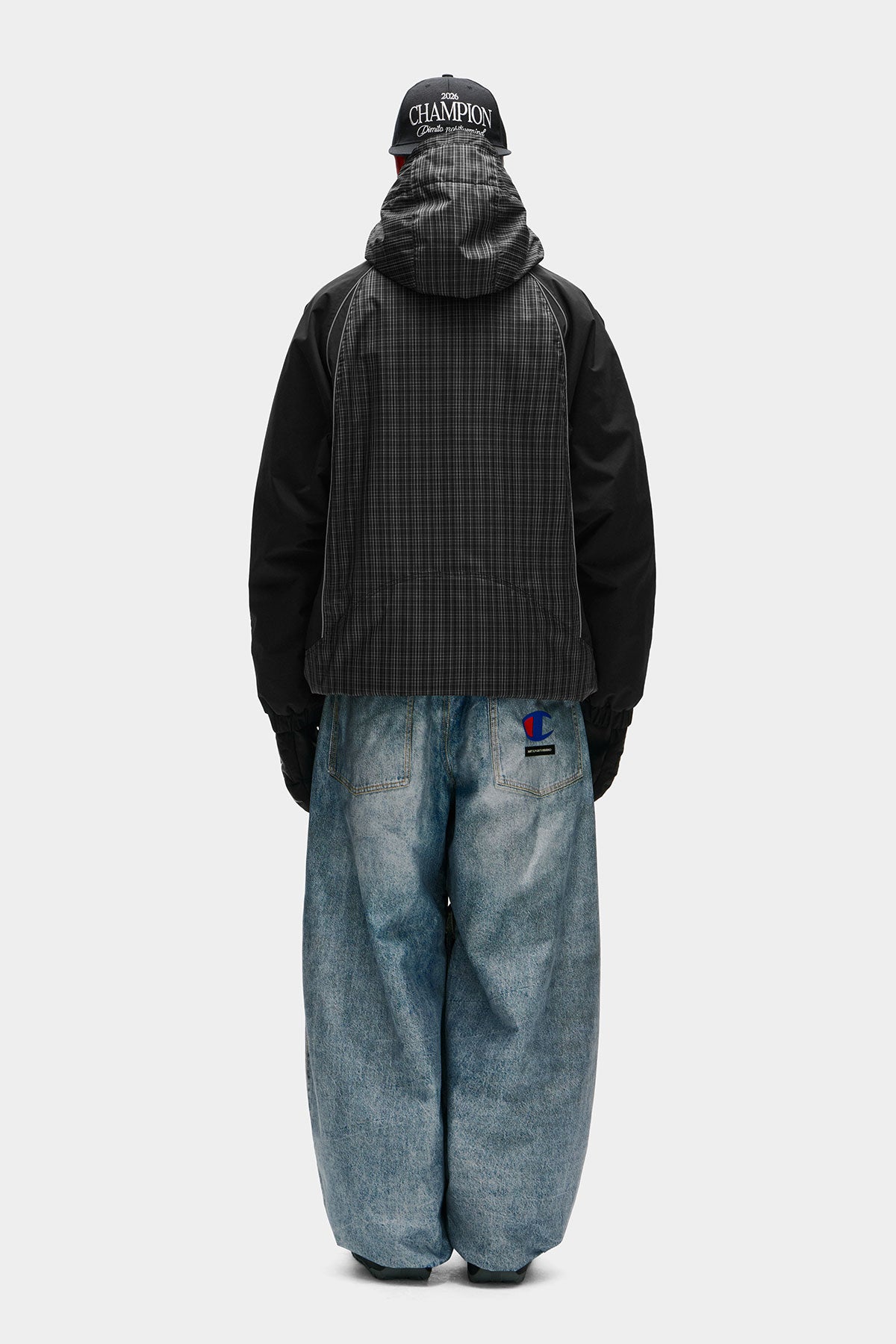 [CHAMPION x DIMITO] C-LOGO BASIC PANTS (WIDE FIT LV.2) LIGHT BLUE (Available date : 26.10.12)