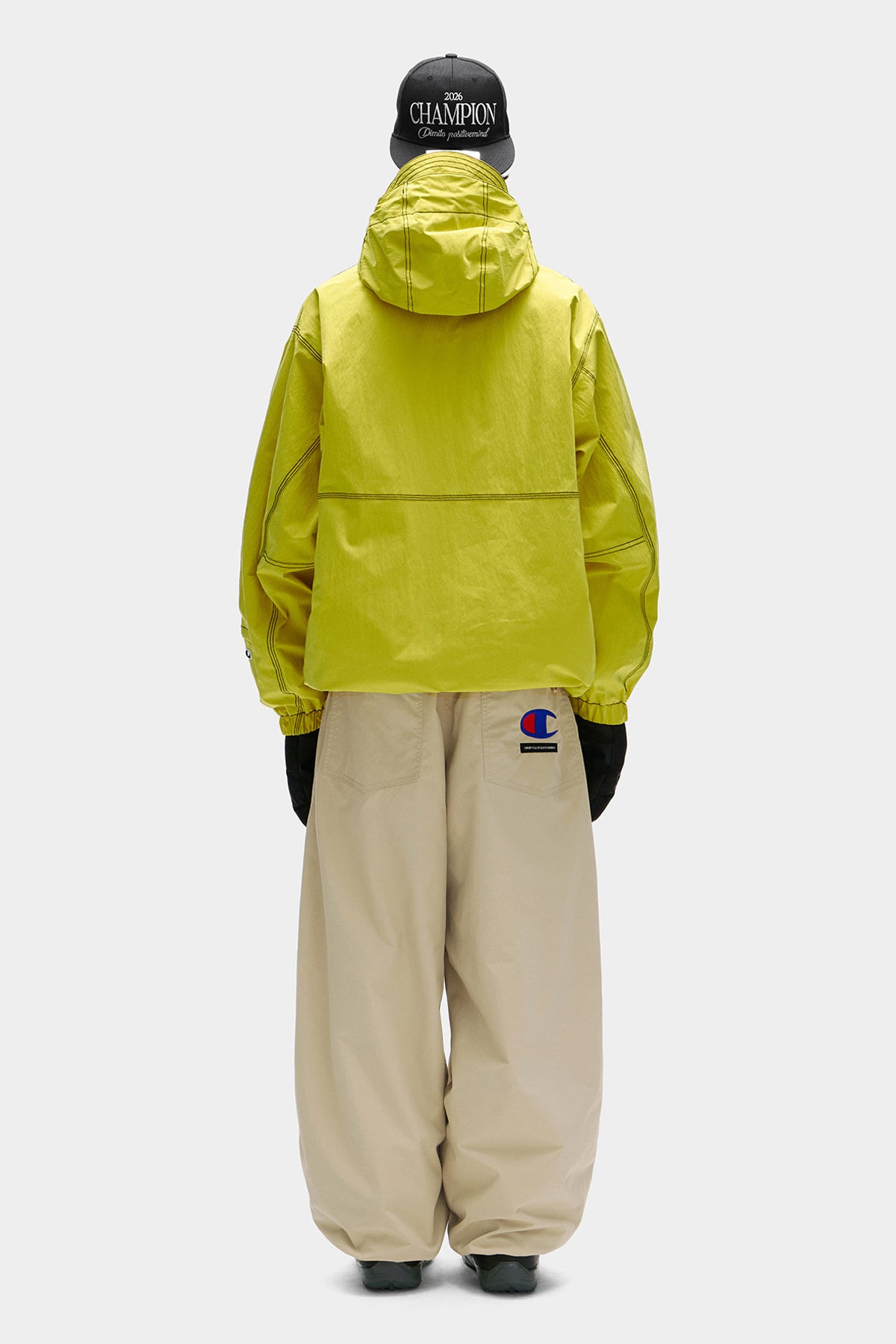 [CHAMPION x DIMITO] C-LOGO STITCHED JACKET OREGON YELLOW (Available date : 26.10.12)