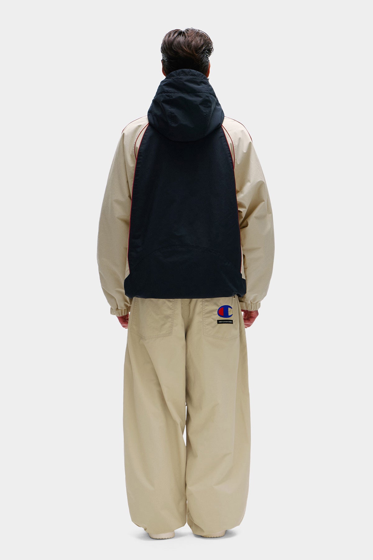[CHAMPION x DIMITO] C-LOGO BASIC PANTS (WIDE FIT LV.2) BEIGE (Available date : 26.10.12)