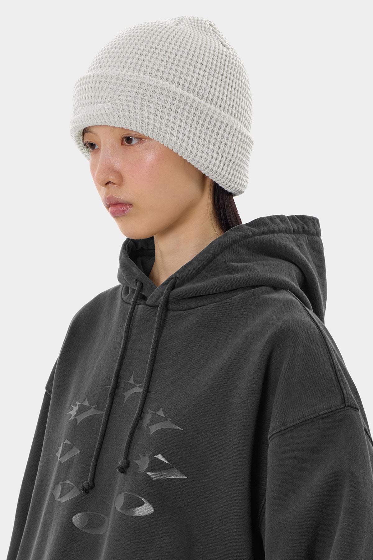 DMT WAFFLE BEANIE SMOKE
