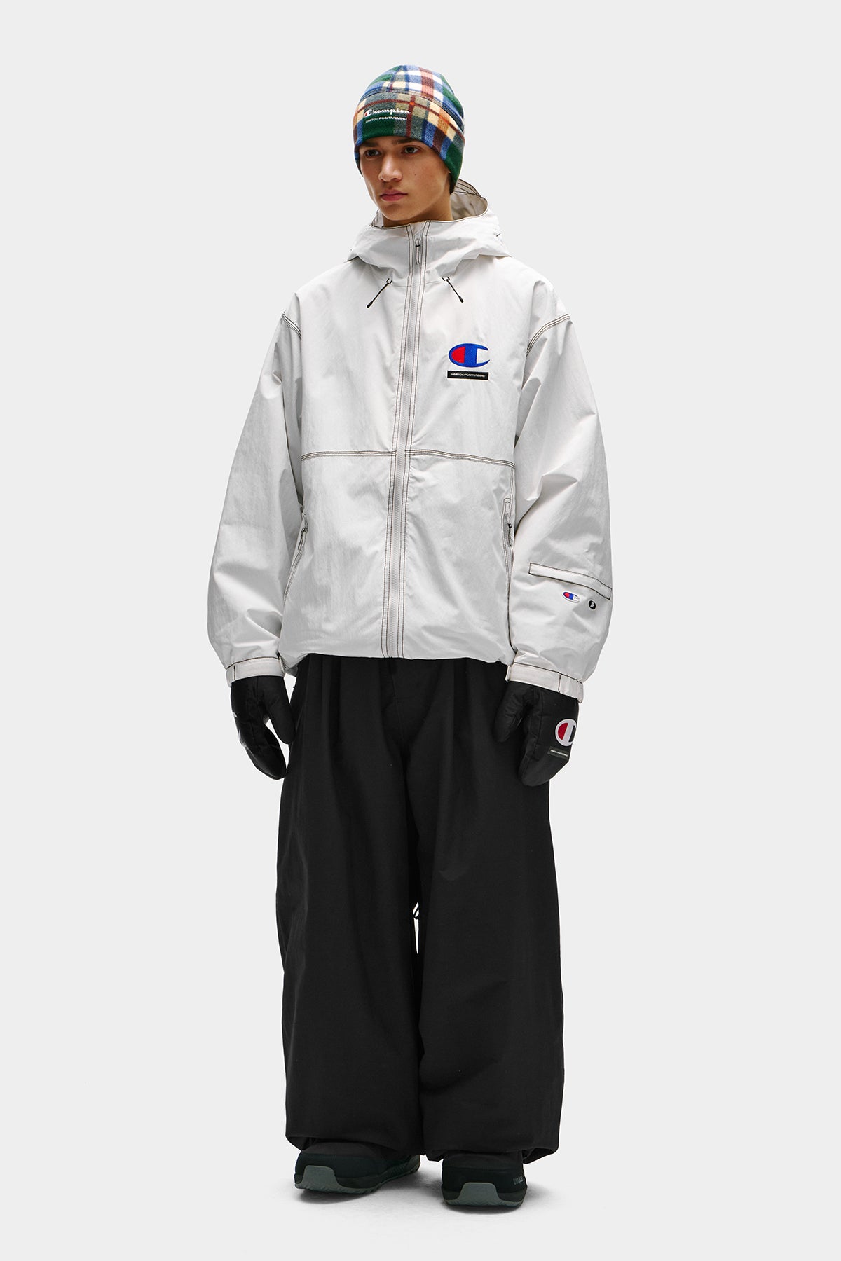 [CHAMPION x DIMITO] C-LOGO BASIC PANTS (WIDE FIT LV.2) BLACK (Available date : 26.10.12)