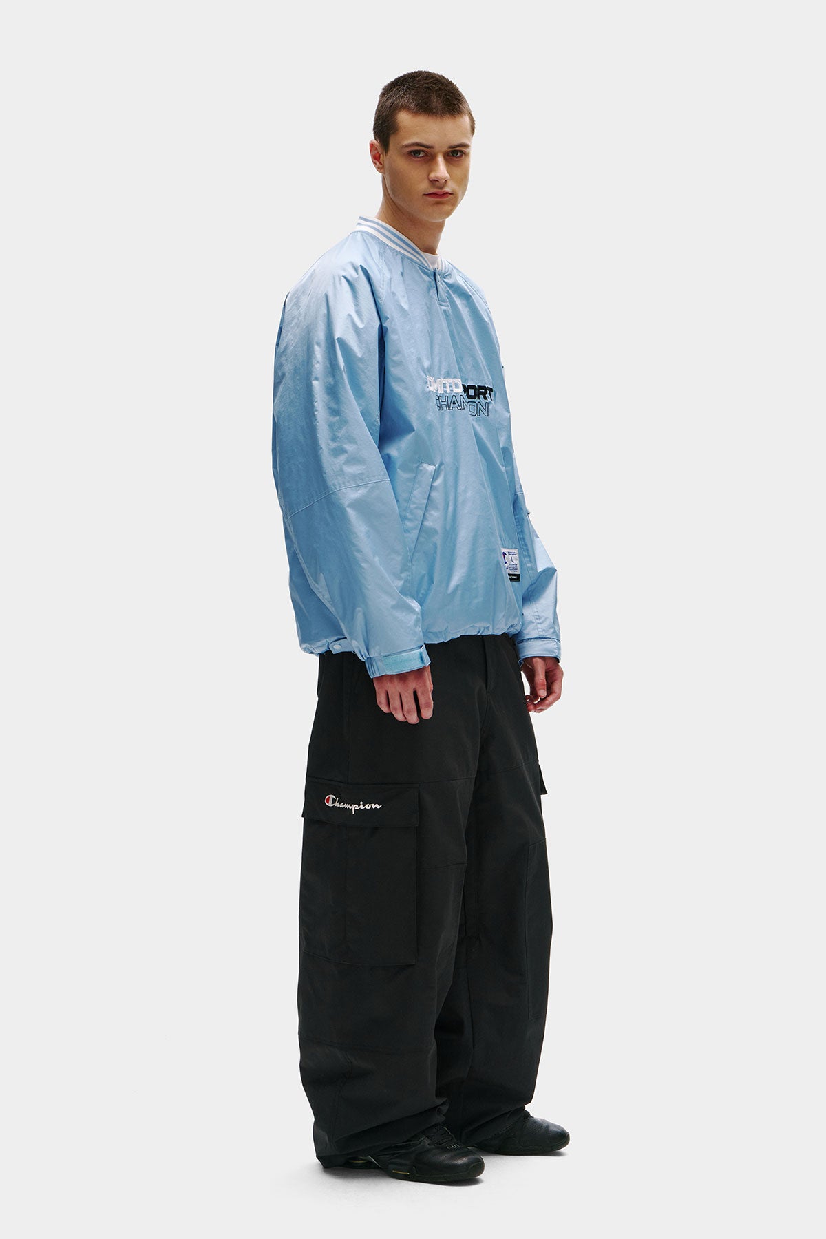 [CHAMPION x DIMITO] SCRIPT CARGO PANTS (WIDE FIT LV.1) BLACK (Available date : 26.10.12)