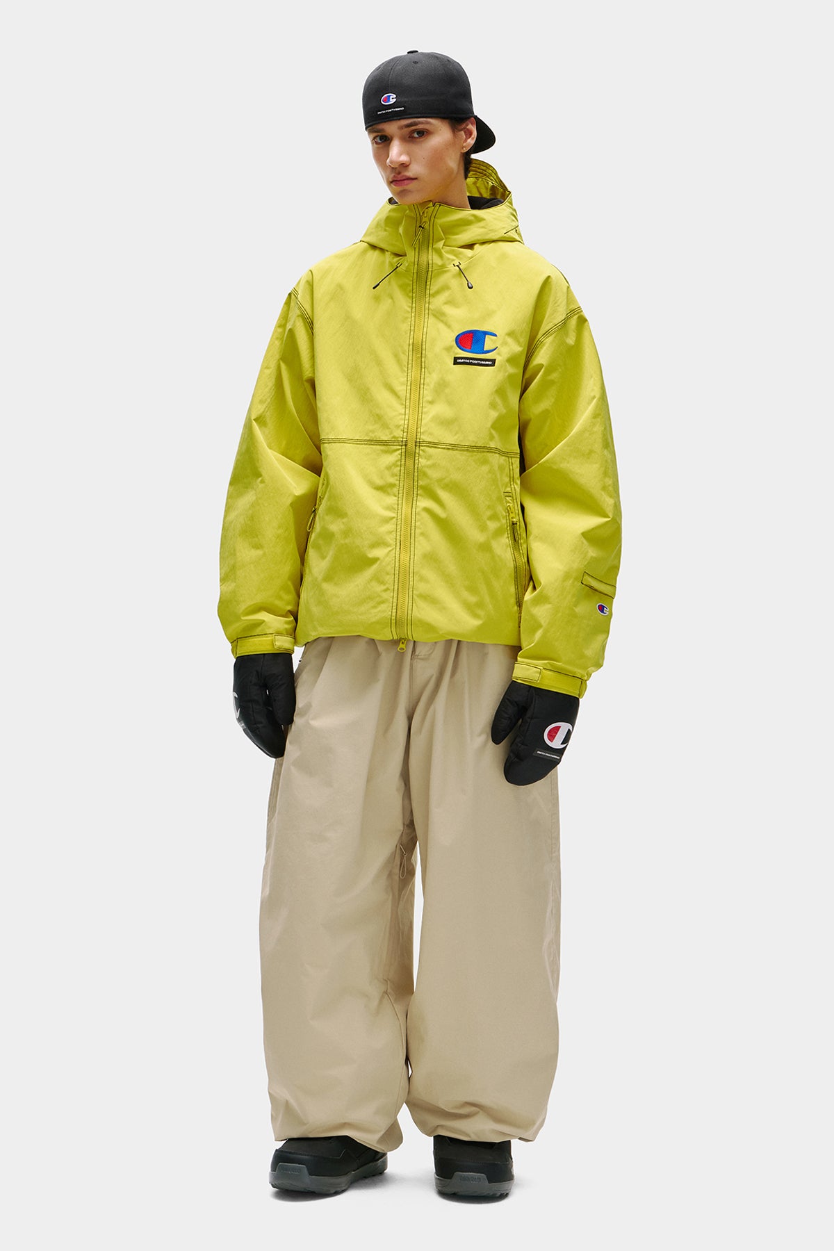 [CHAMPION x DIMITO] C-LOGO STITCHED JACKET OREGON YELLOW (Available date : 26.10.12)