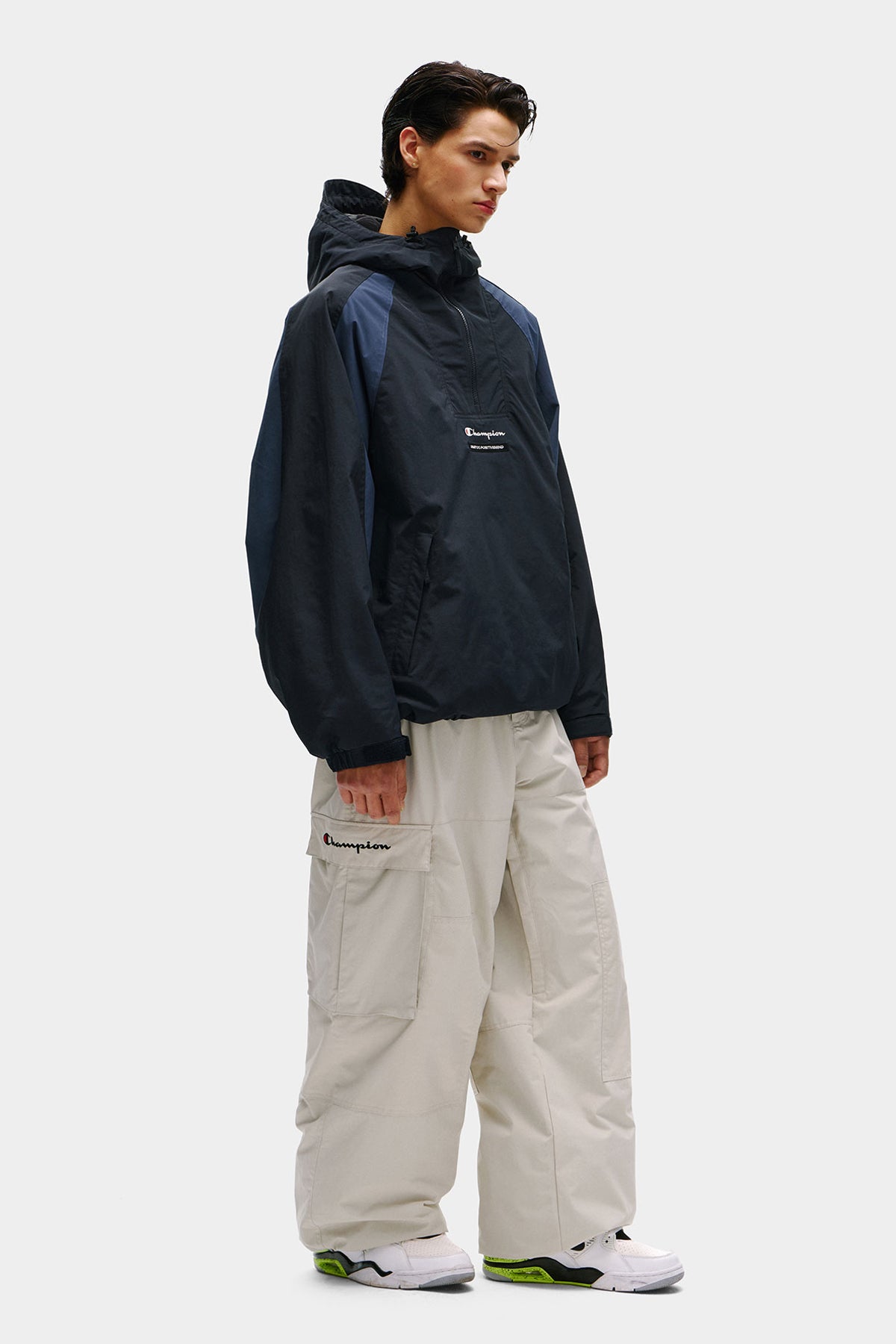 [CHAMPION x DIMITO] VARSITY ANORAK TRACK JACKET DEEP NAVY (Available date : 26.10.12)