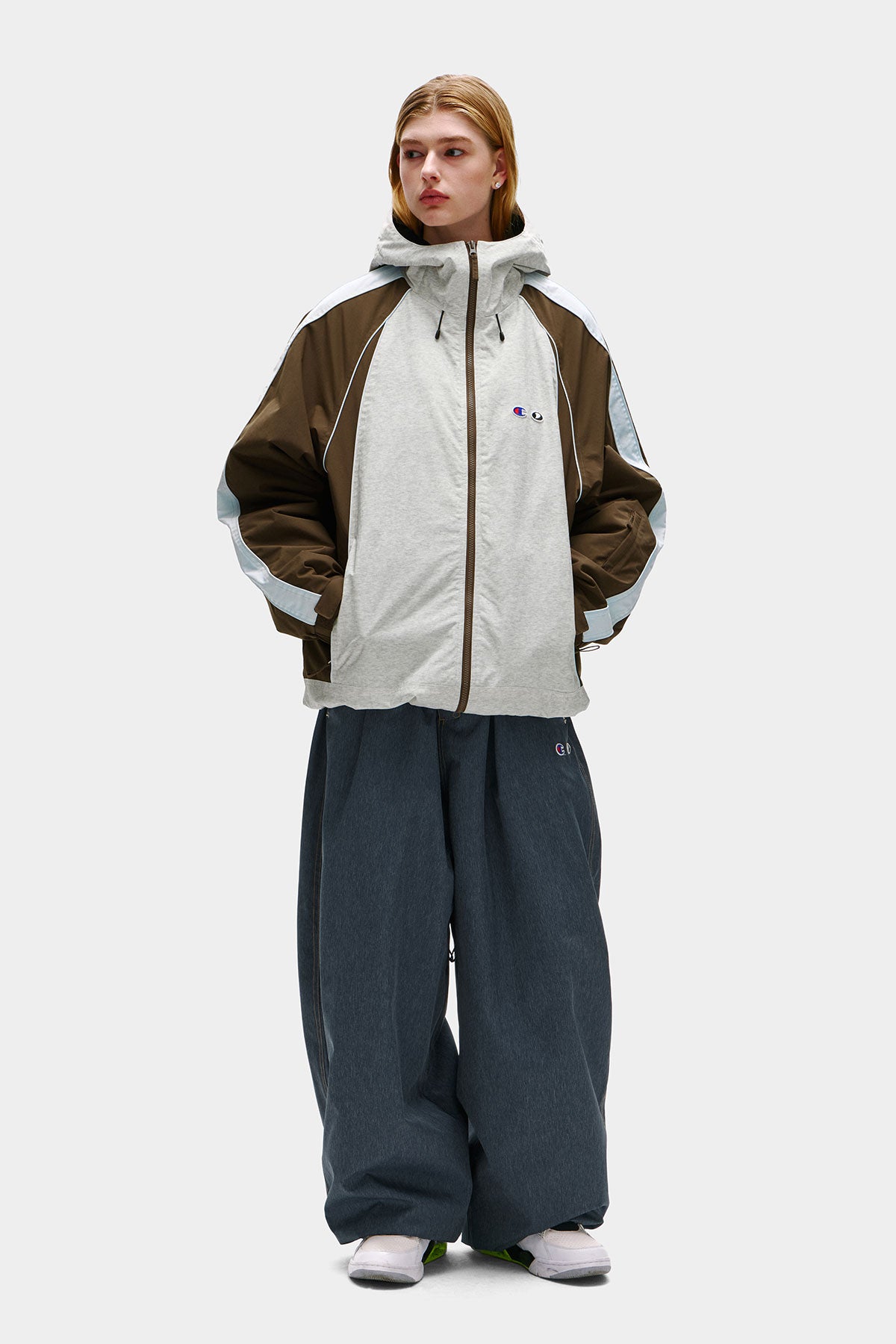 [CHAMPION x DIMITO] C-LOGO BASIC PANTS (WIDE FIT LV.2) DEEP BLUE (Available date : 26.10.12)