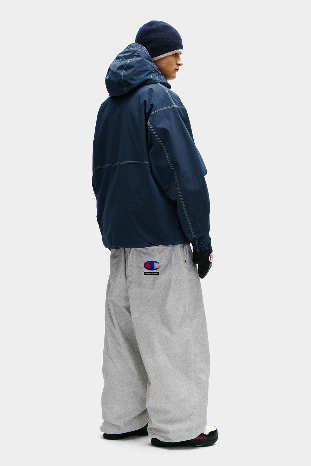 [CHAMPION x DIMITO] C-LOGO STITCHED JACKET YALE BLUE (Available date : 26.10.12)