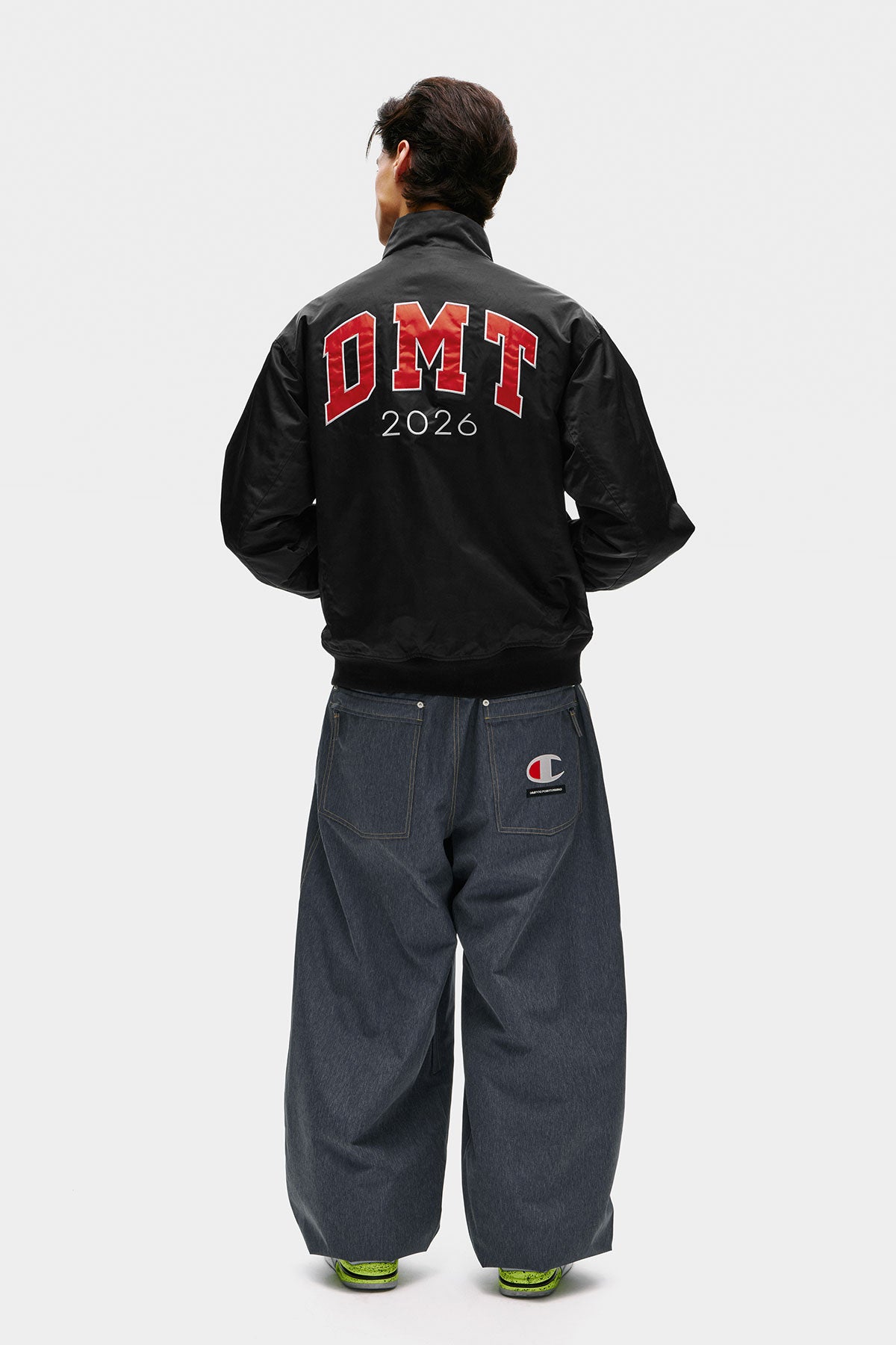 [CHAMPION x DIMITO] C-LOGO BASIC PANTS (WIDE FIT LV.2) DEEP BLUE (Available date : 26.10.12)